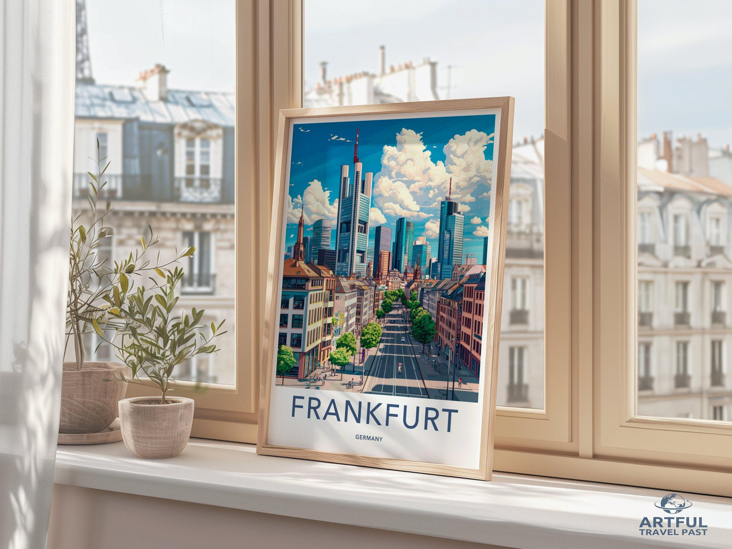 Frankfurt Poster | Germany Wall Art | Europe Decor