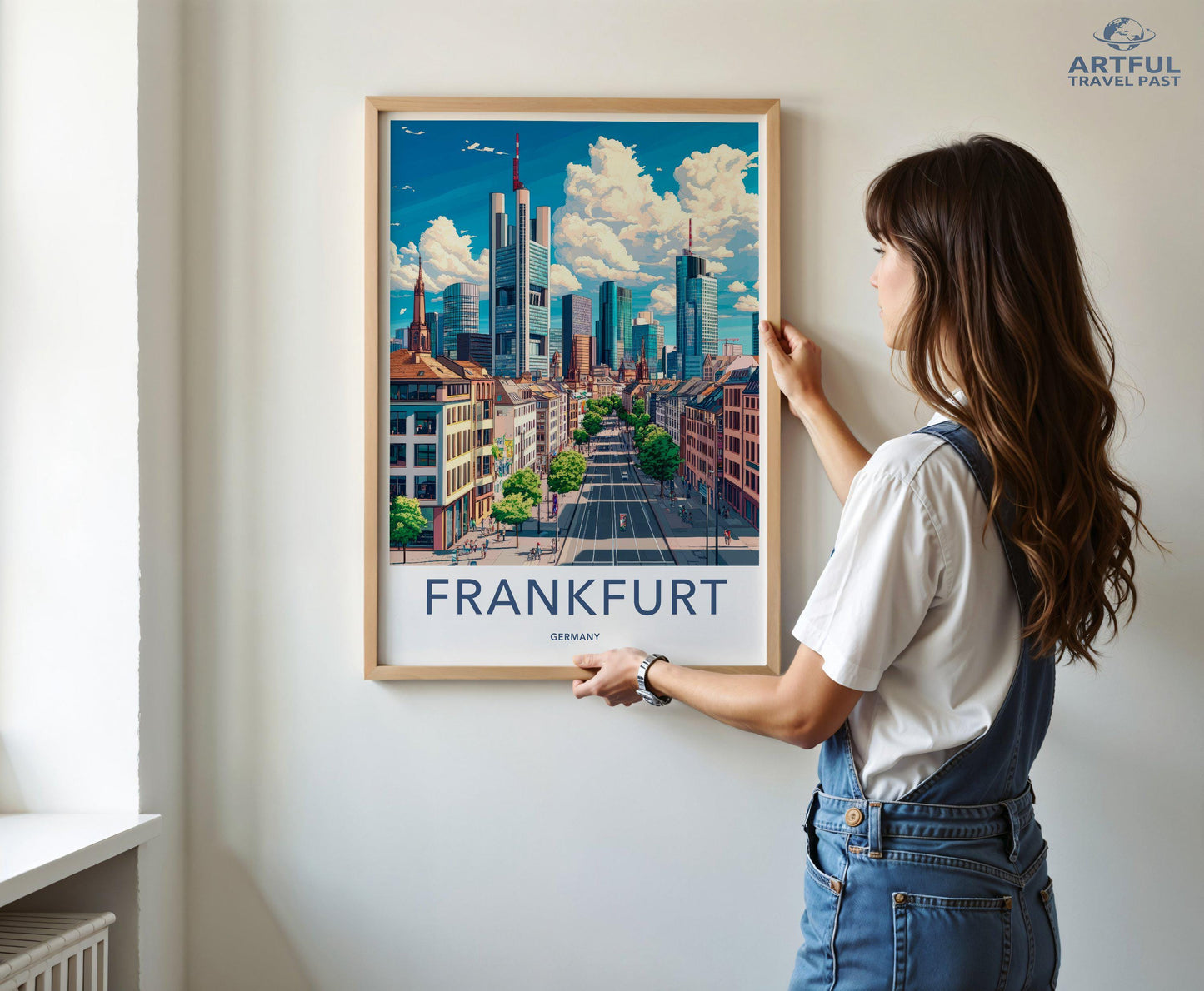 Frankfurt Poster | Germany Wall Art | Europe Decor