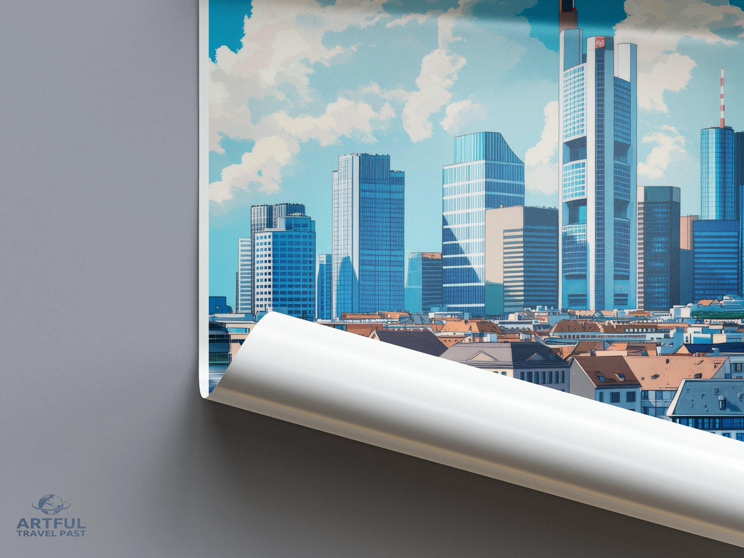 Frankfurt Poster | Germany Wall Art | Europe Decor