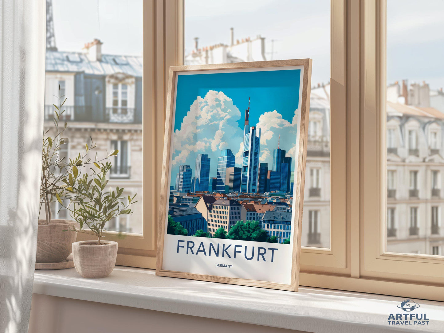 Frankfurt Poster | Germany Wall Art | Europe Decor