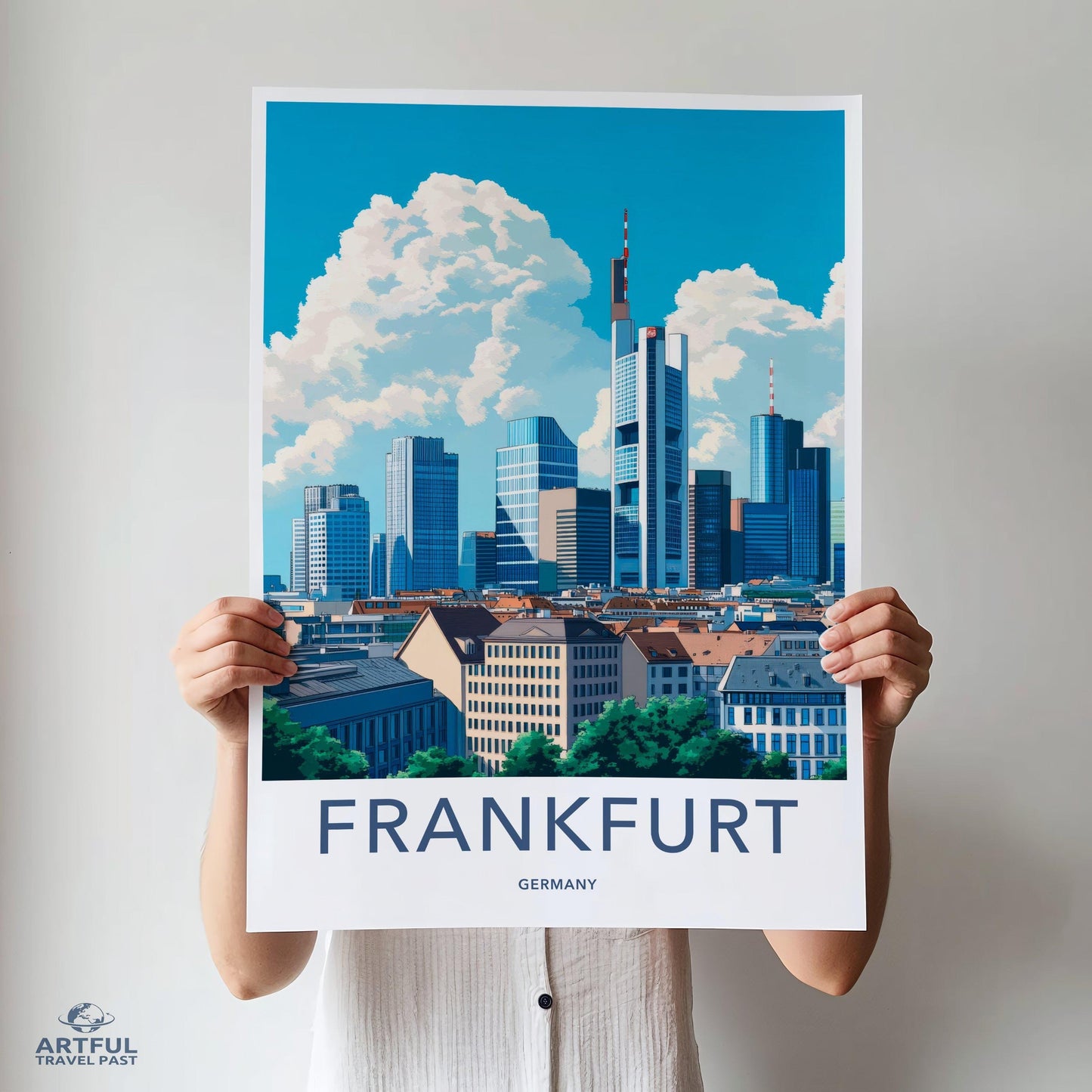 Frankfurt Poster | Germany Wall Art | Europe Decor