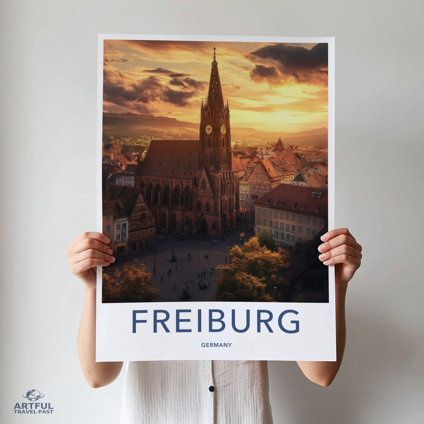 Freiburg Poster - Germany Wall Art
