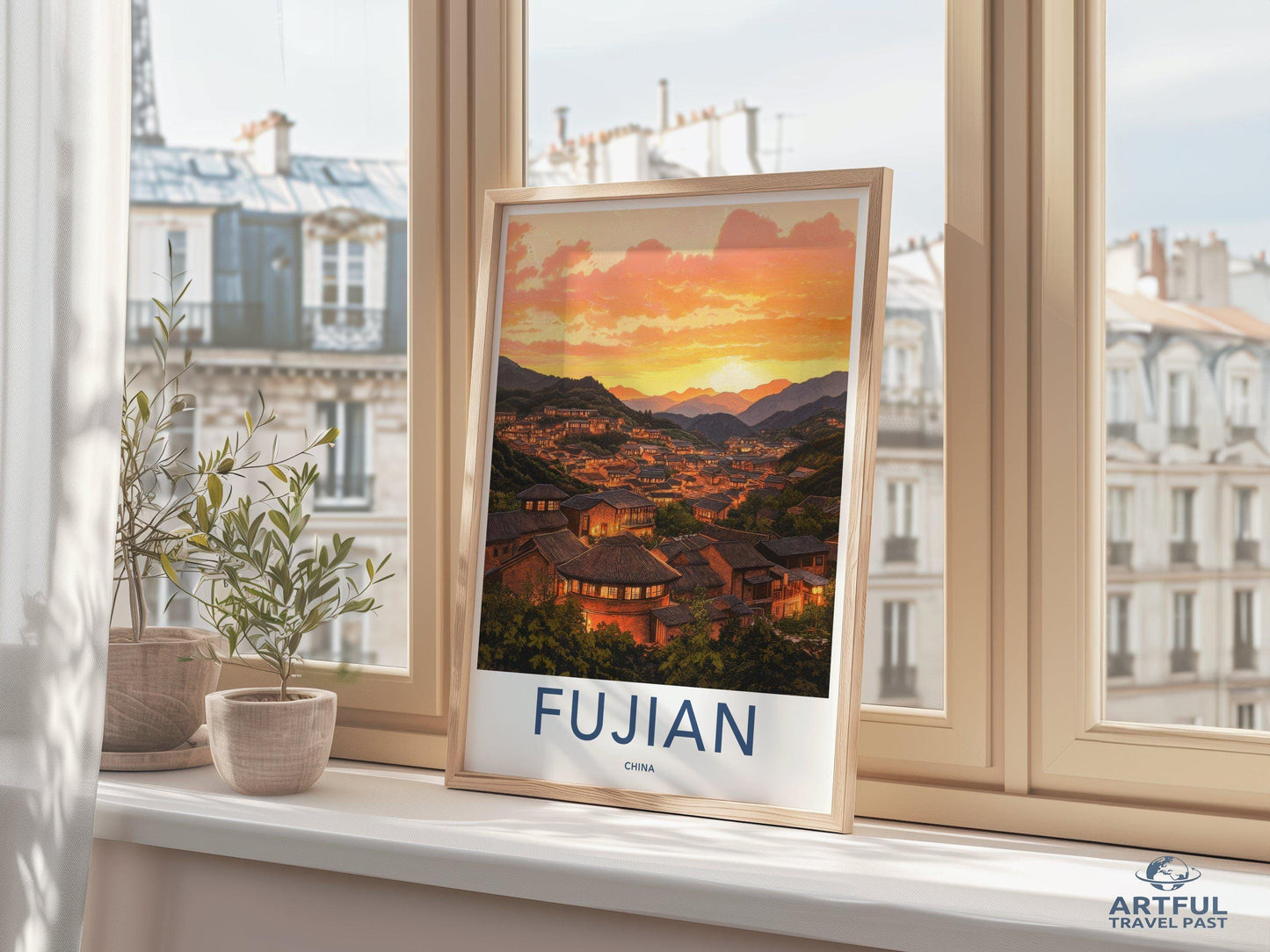 Fujian Poster | China Wall Art | Asia Decor