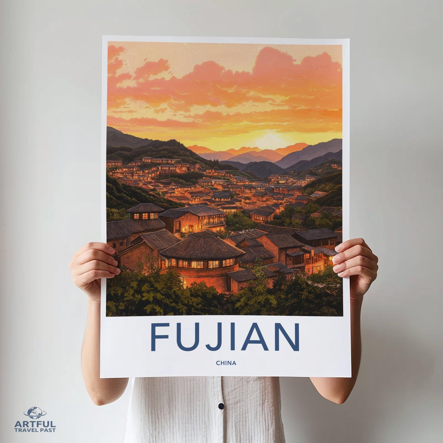 Fujian Poster | China Wall Art | Asia Decor