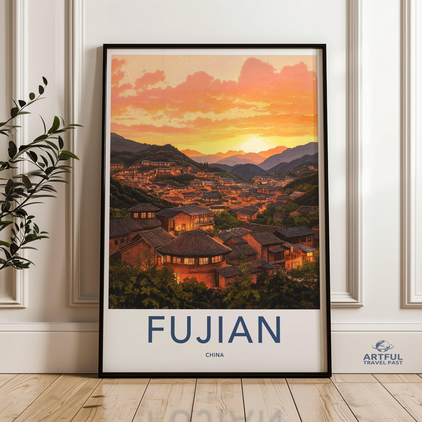 Fujian Poster | China Wall Art | Asia Decor