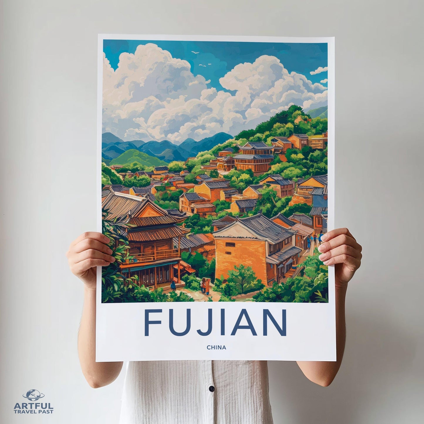 Fujian Poster | China Wall Art | Asia Decor