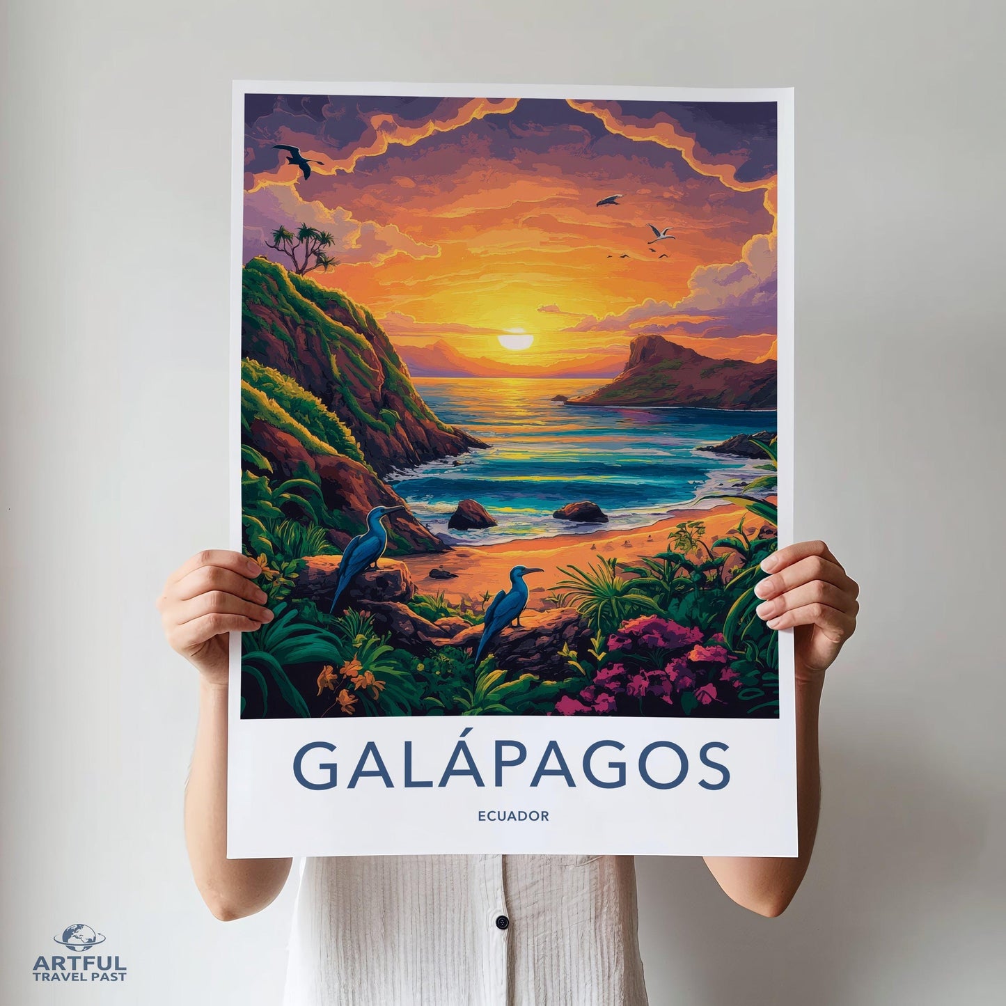 Galapagos Islands Poster - Ecuador Wall Art