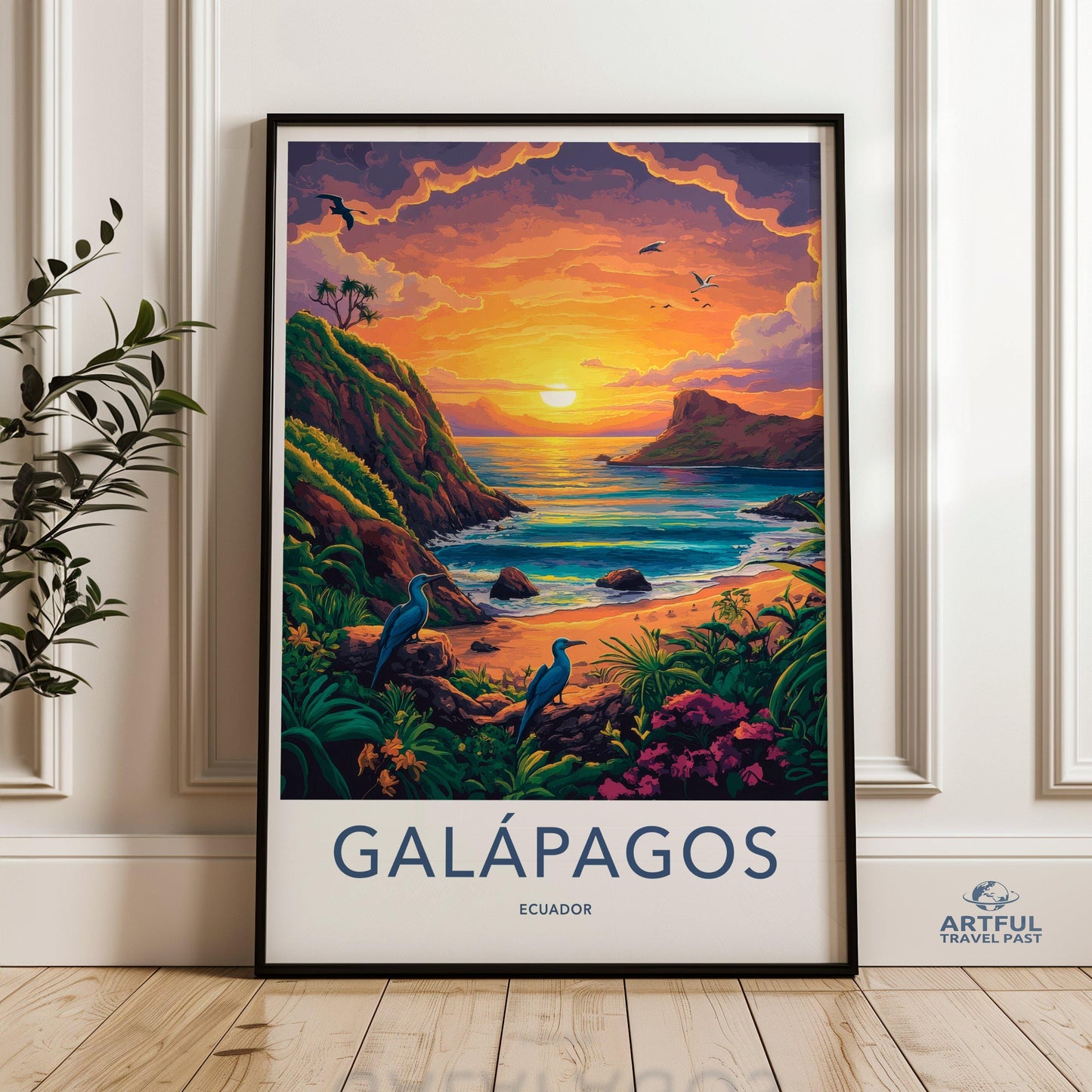 Galapagos Islands Poster - Ecuador Wall Art
