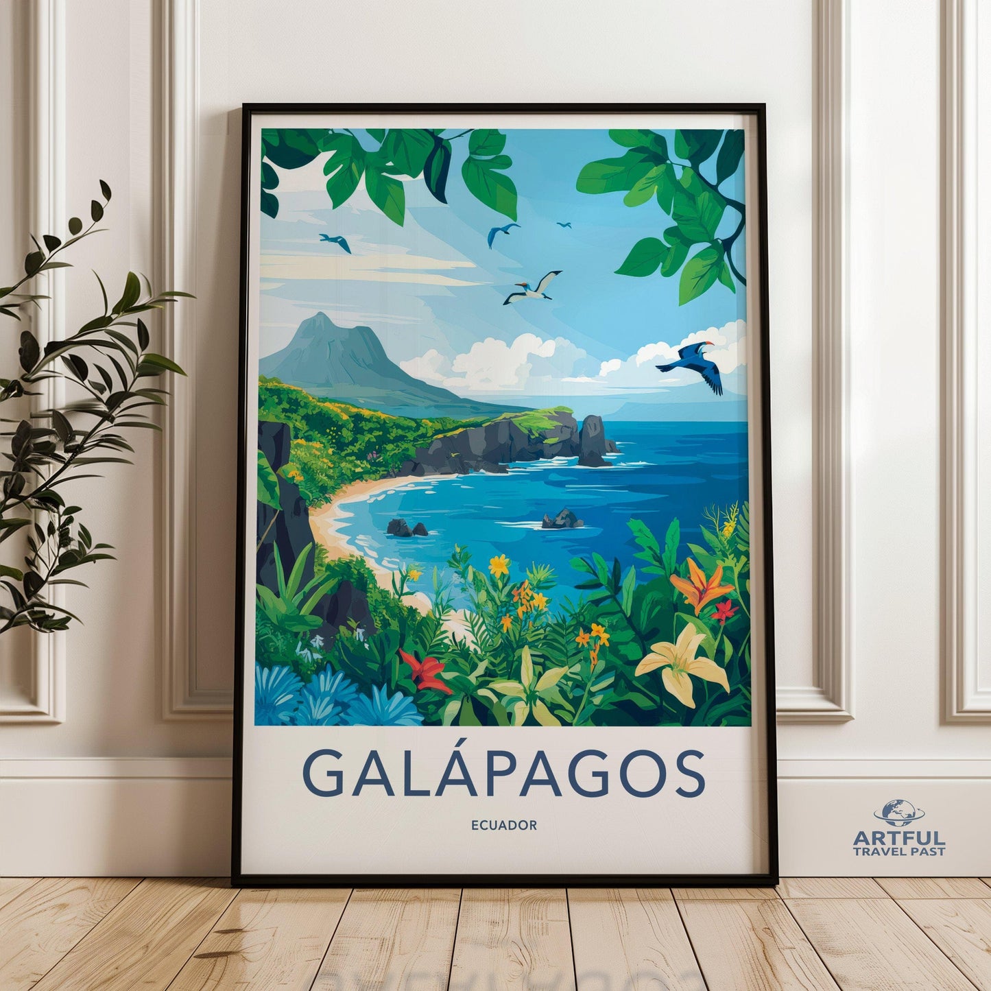 Galapagos Islands Poster - Ecuador Wall Art