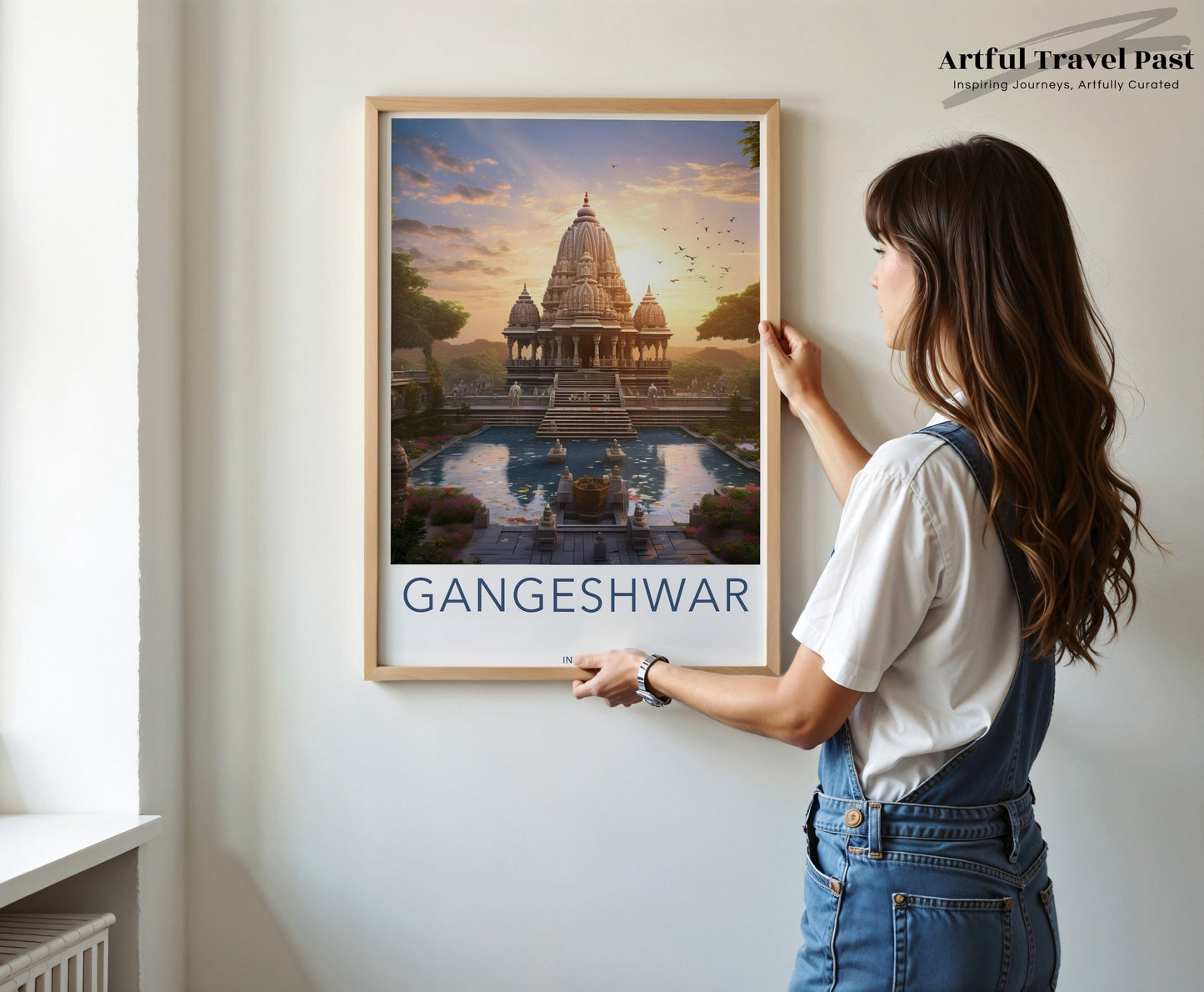Gangeshwar Poster - Uttarakhand Wall Art