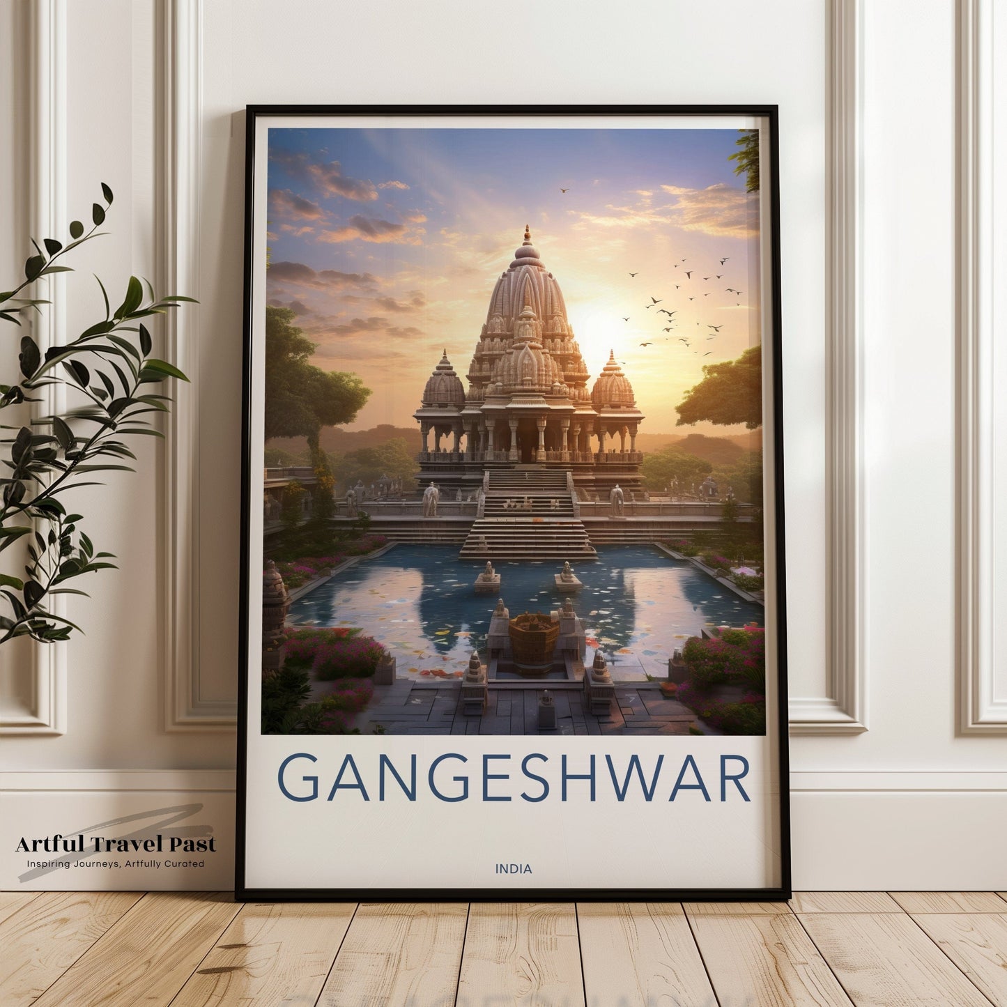 Gangeshwar Poster - Uttarakhand Wall Art