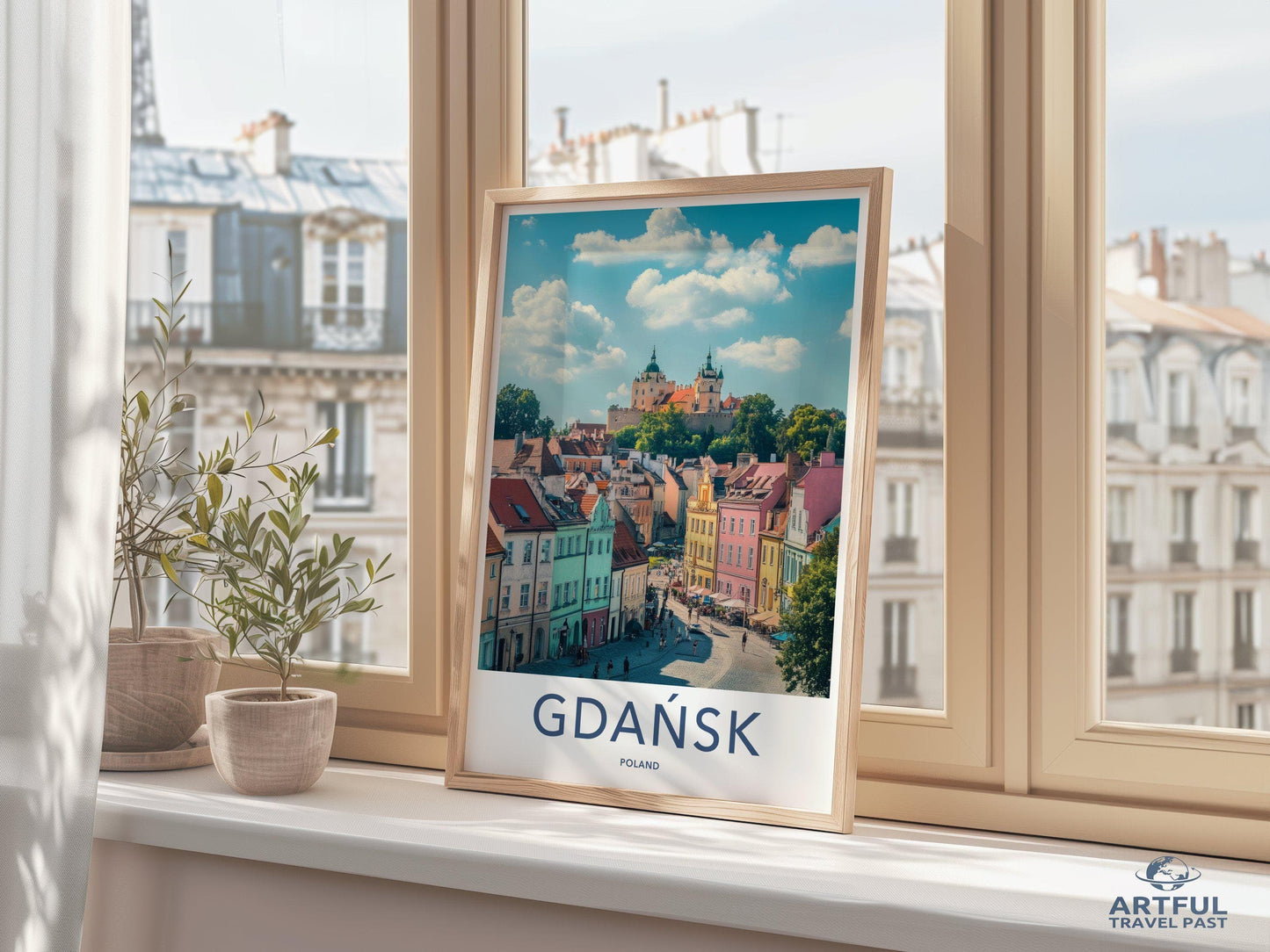 Gdańsk Poster - Poland Wall Art