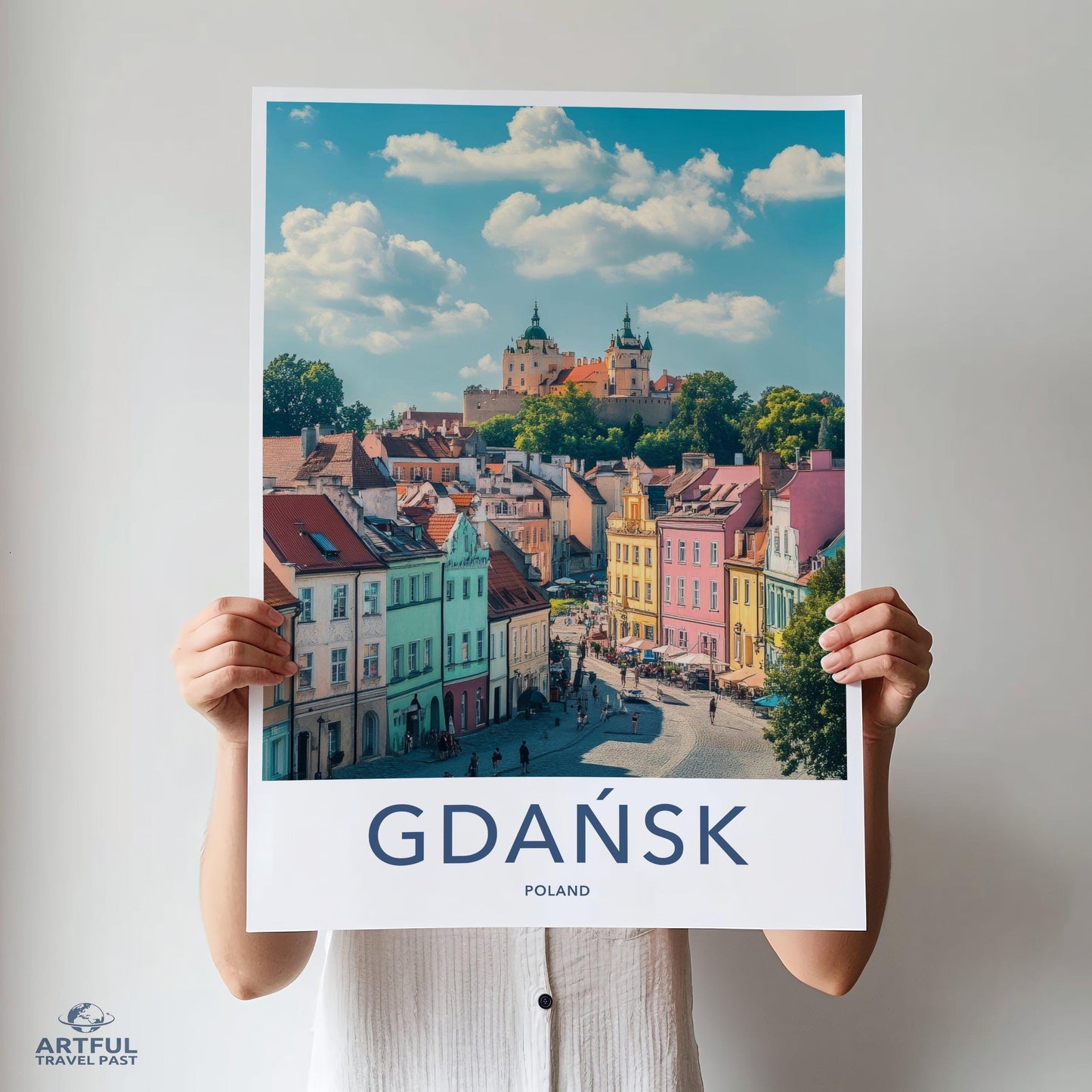 Gdańsk Poster - Poland Wall Art