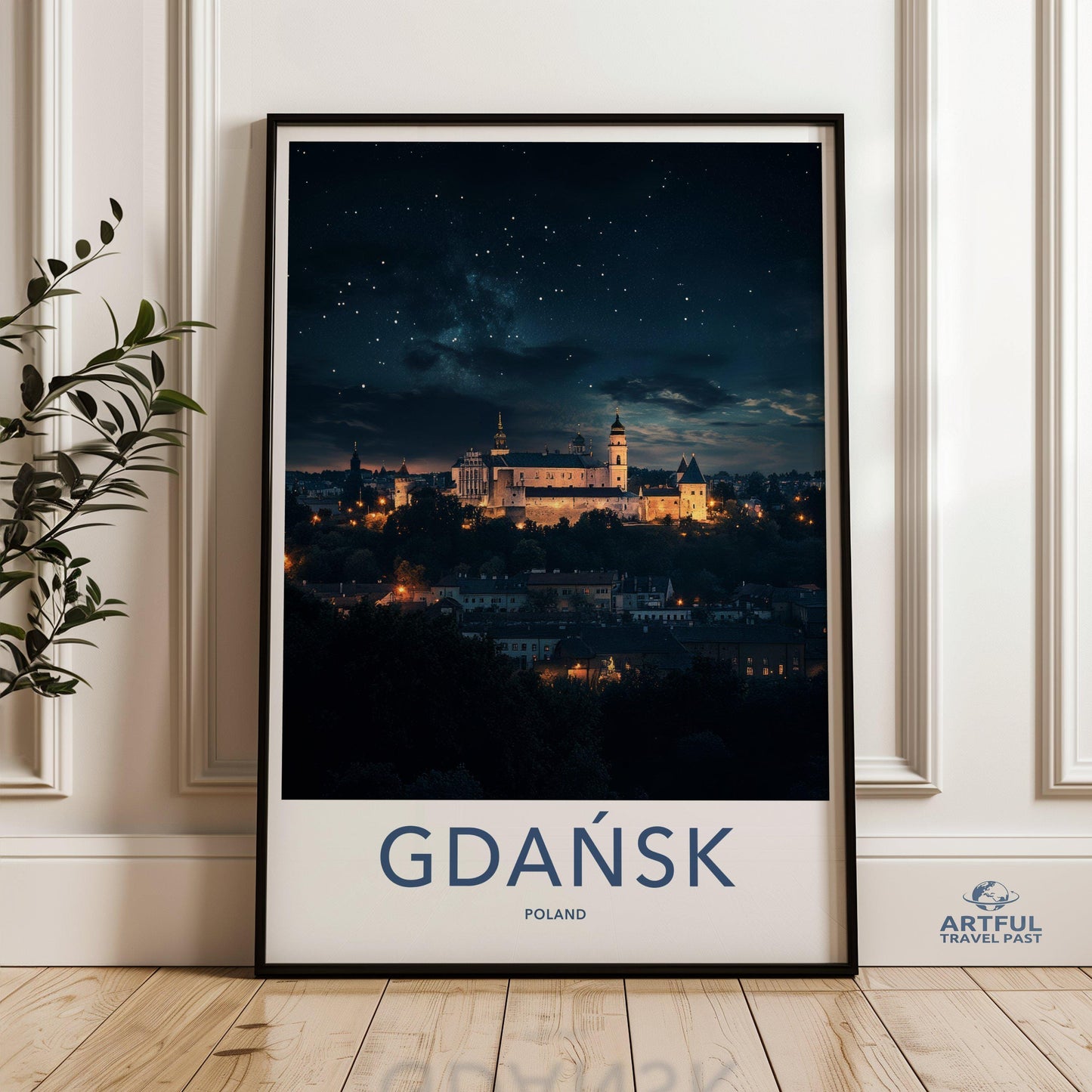 Gdańsk Poster - Poland Wall Art