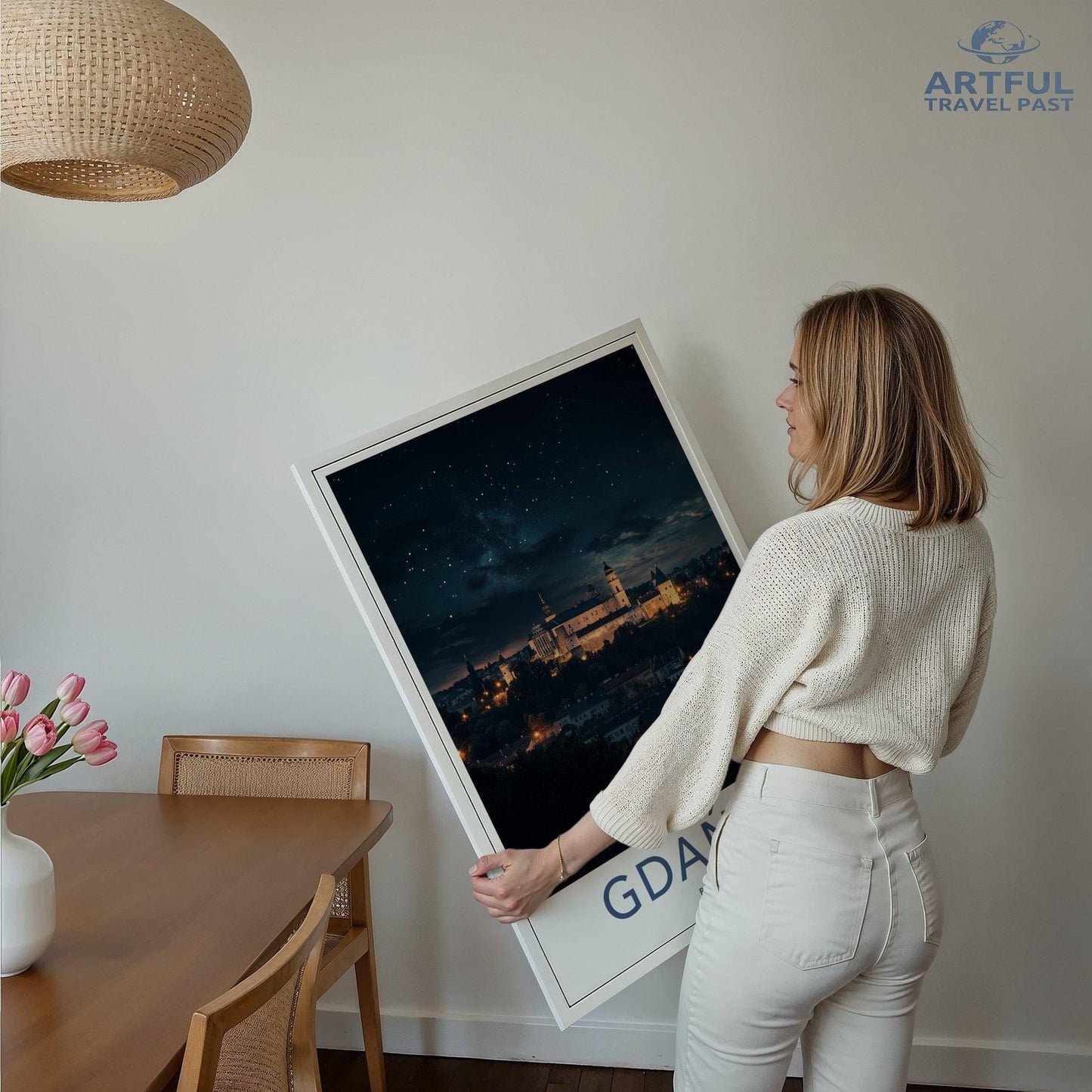 Gdańsk Poster | Poland Wall Art | Eastern Europe Decor