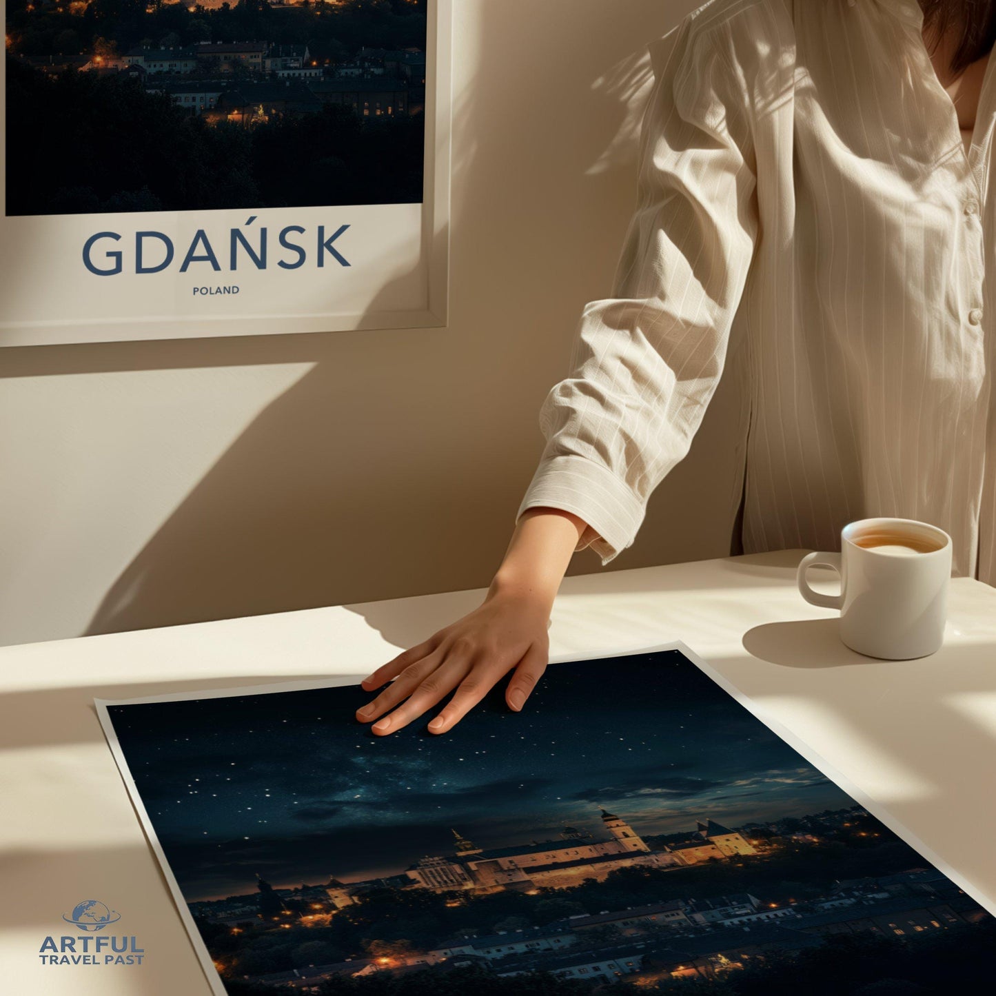 Gdańsk Poster | Poland Wall Art | Eastern Europe Decor