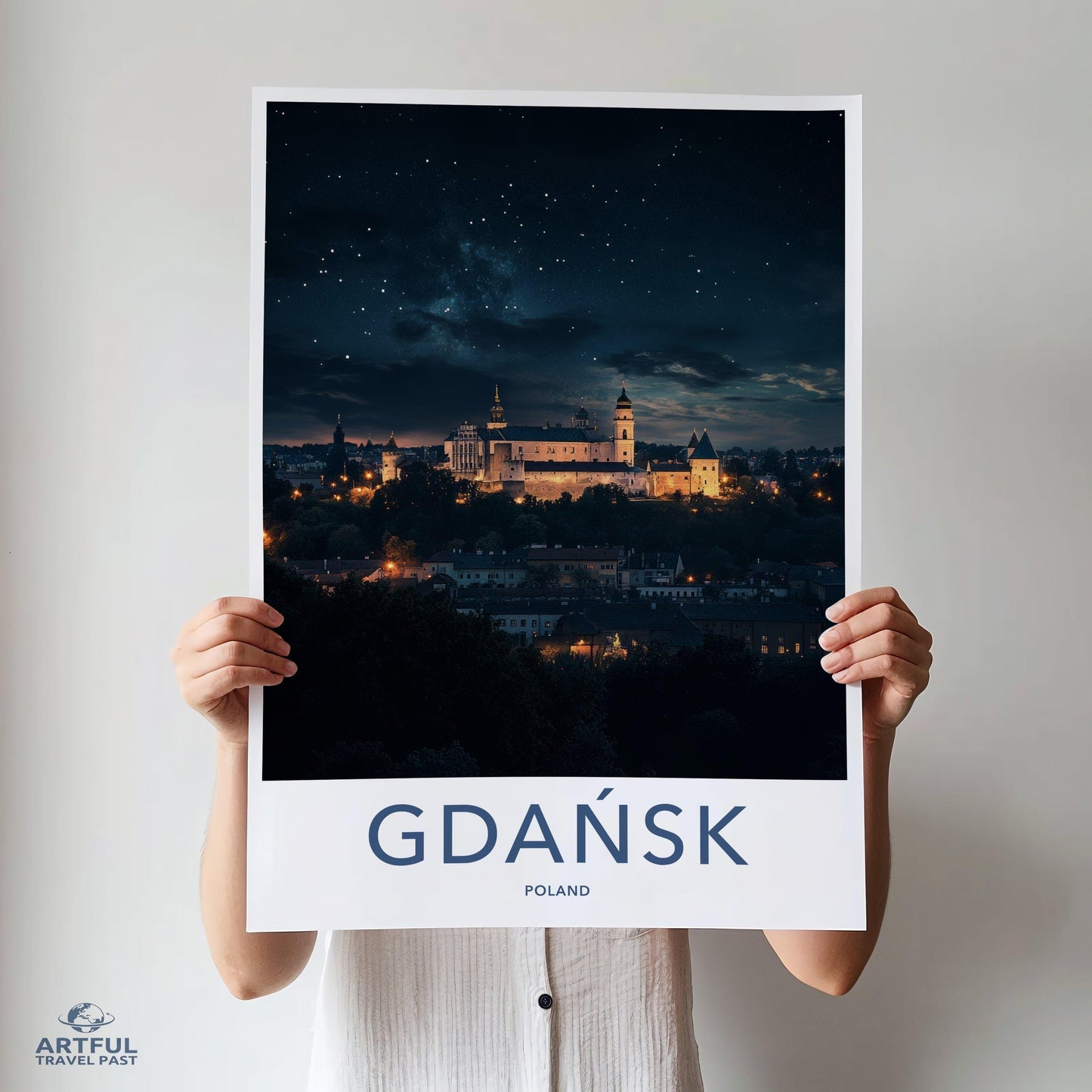 Gdańsk Poster | Poland Wall Art | Eastern Europe Decor