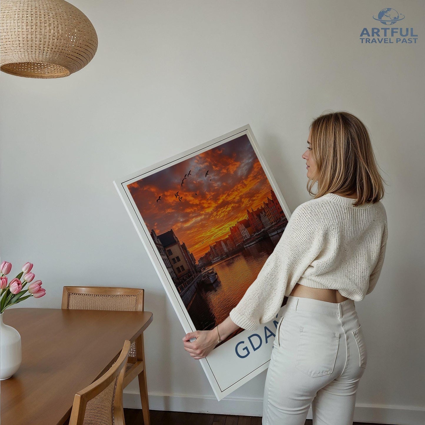 Gdańsk Poster | Poland Wall Art | Europe Decor