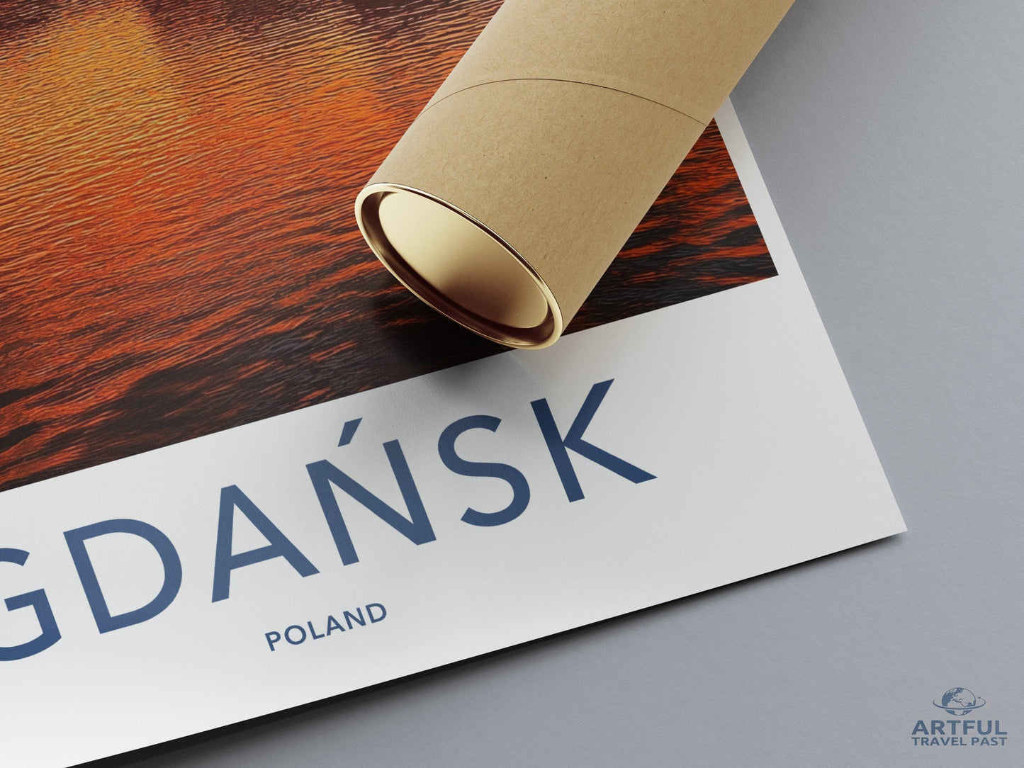 Gdańsk Poster | Poland Wall Art | Europe Decor