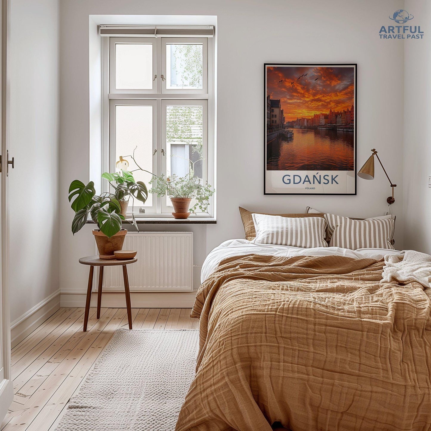 Gdańsk Poster | Poland Wall Art | Europe Decor