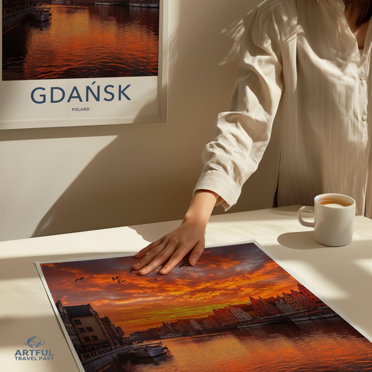Gdańsk Poster | Poland Wall Art | Europe Decor
