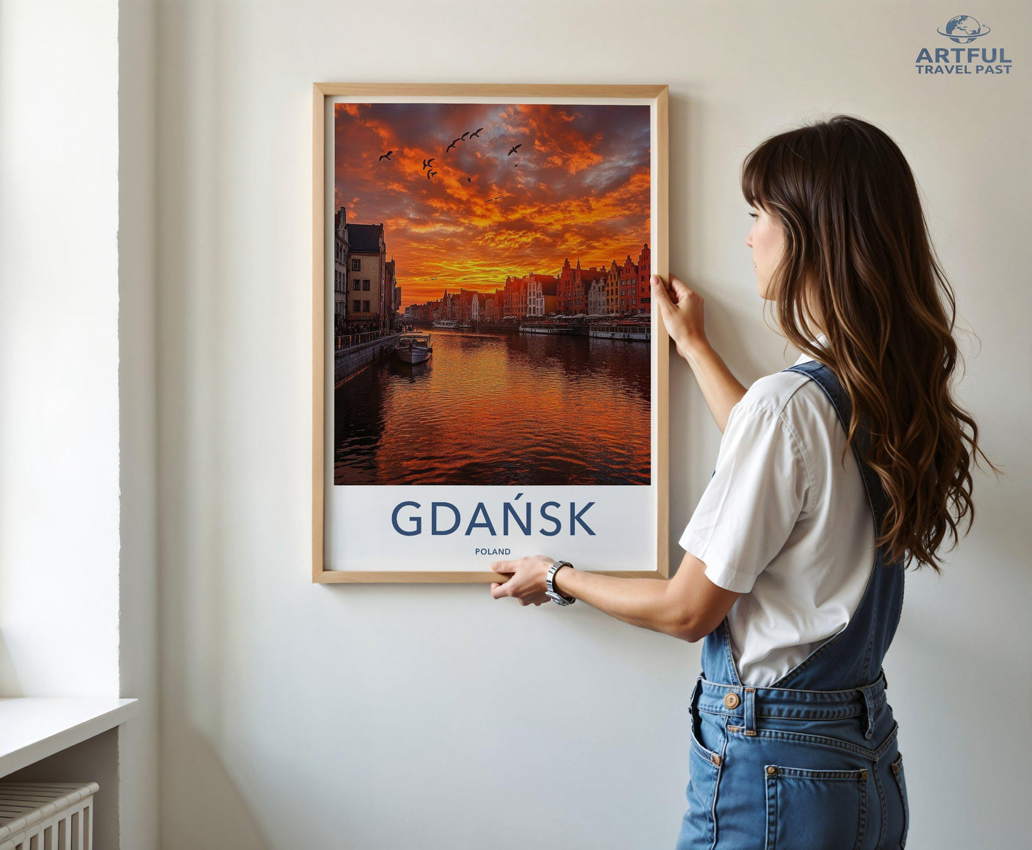 Gdańsk Poster | Poland Wall Art | Europe Decor