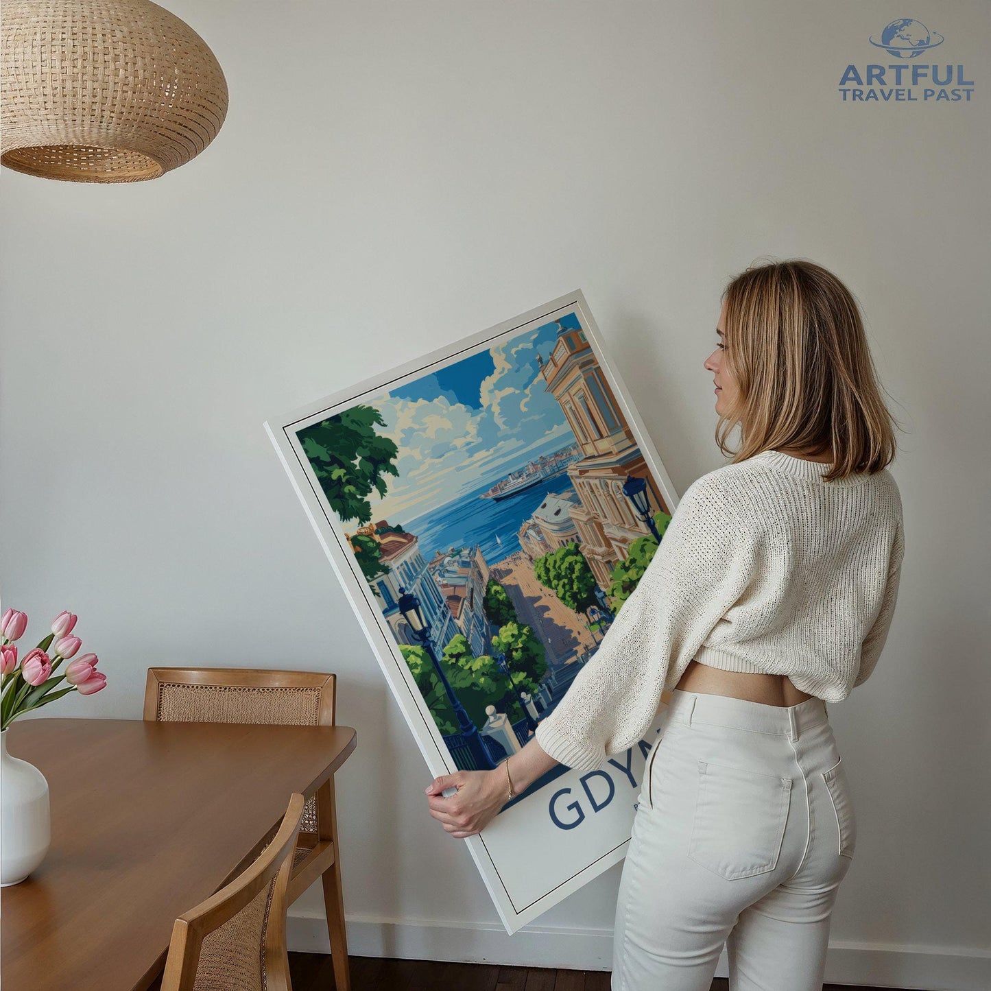 Gdynia Poster | Poland Wall Art | Eastern Europe Decor