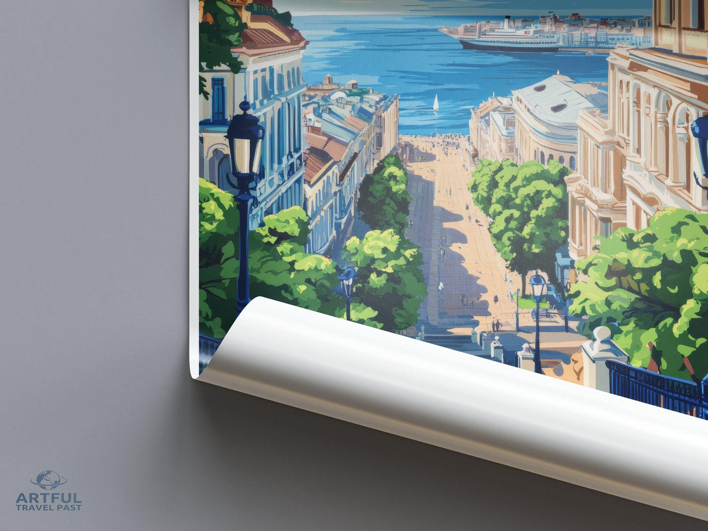 Gdynia Poster | Poland Wall Art | Eastern Europe Decor