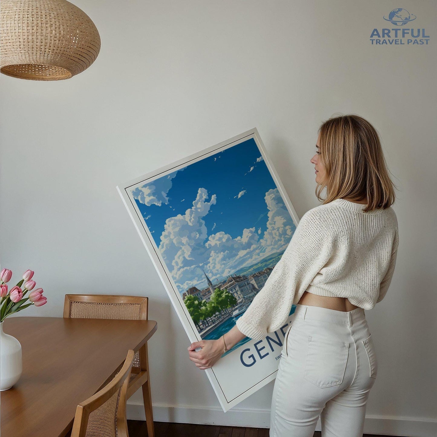 Geneva Poster | Switzerland Wall Art | Europe Decor