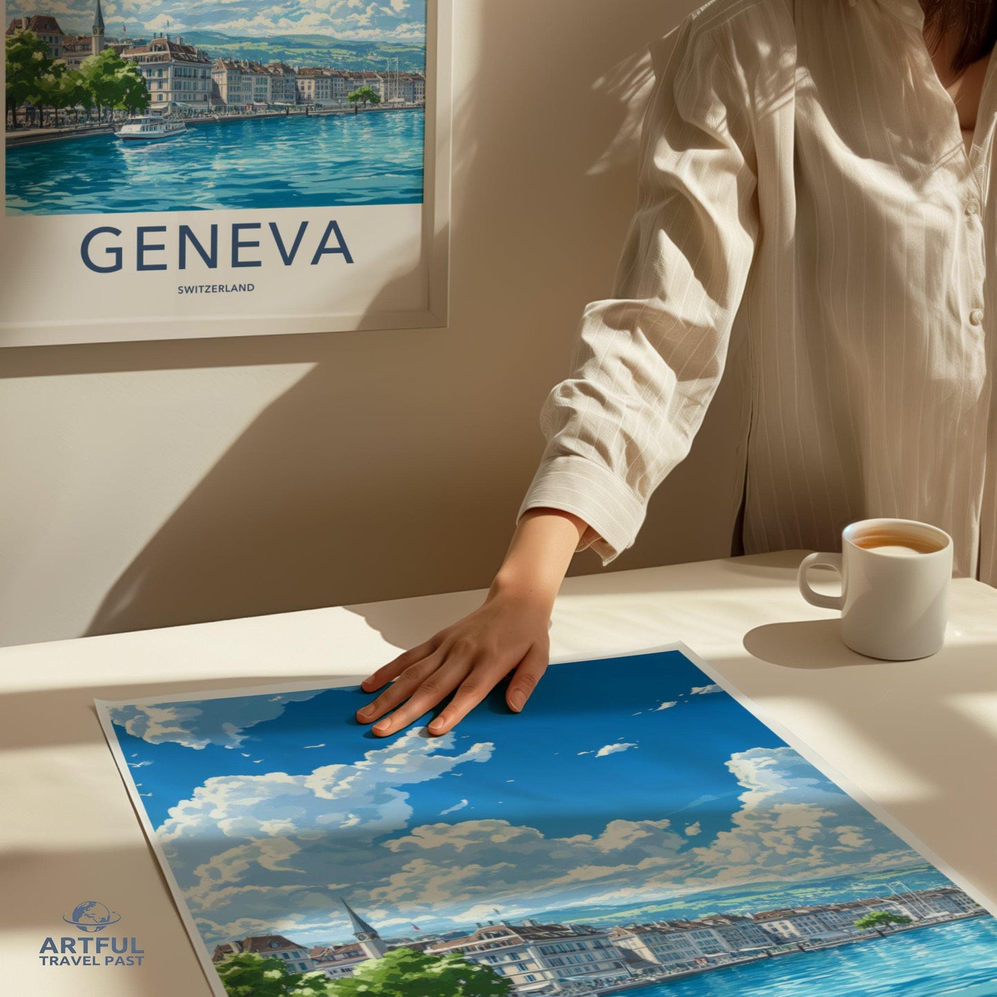 Geneva Poster | Switzerland Wall Art | Europe Decor