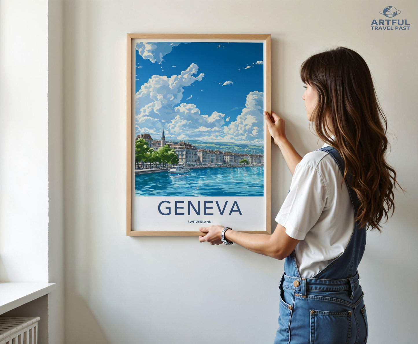 Geneva Poster | Switzerland Wall Art | Europe Decor