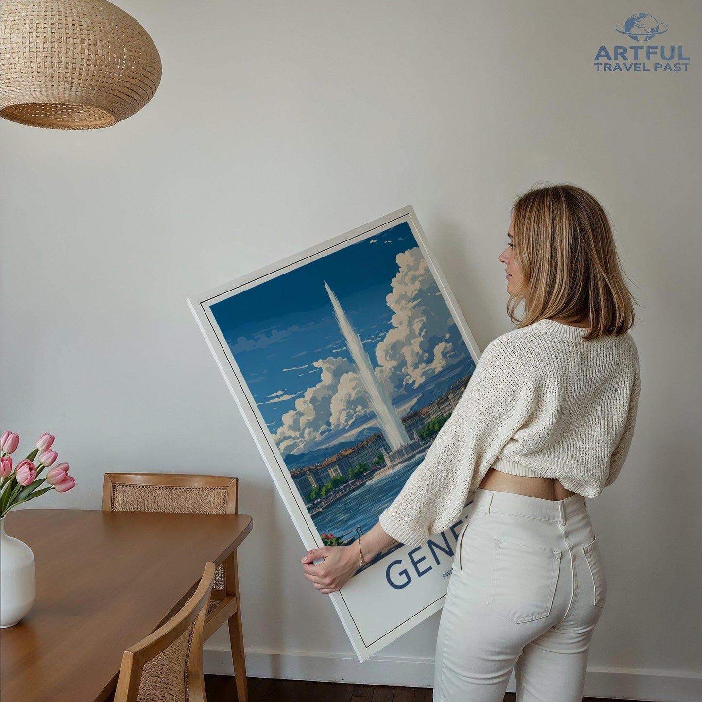 Geneva Poster | Switzerland Wall Art | Europe Decor