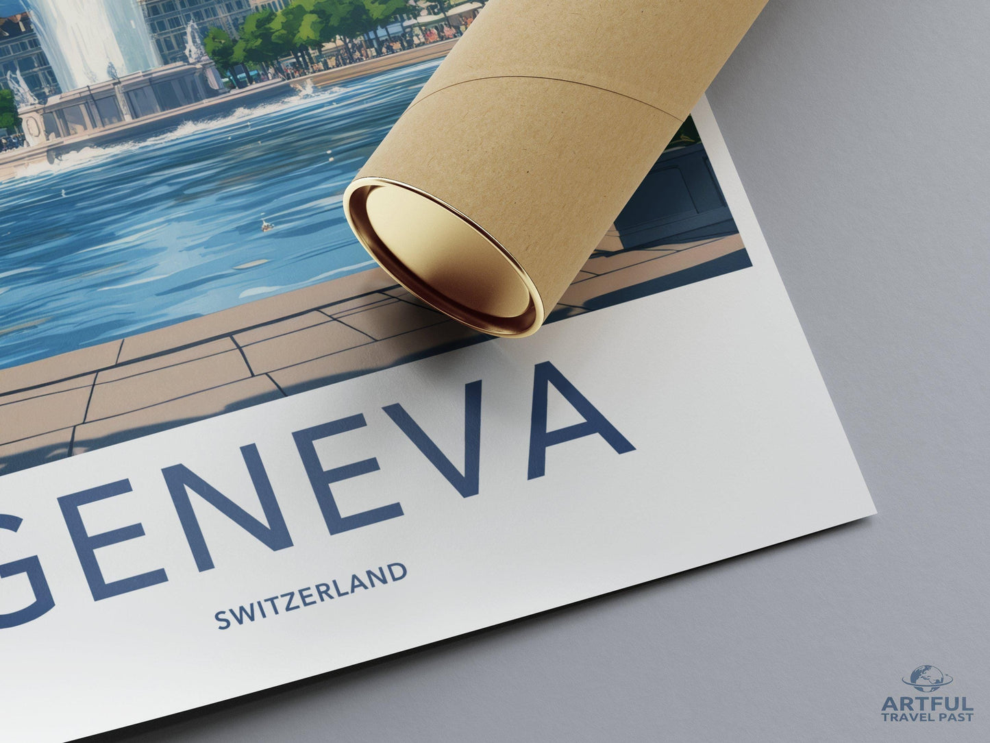 Geneva Poster | Switzerland Wall Art | Europe Decor
