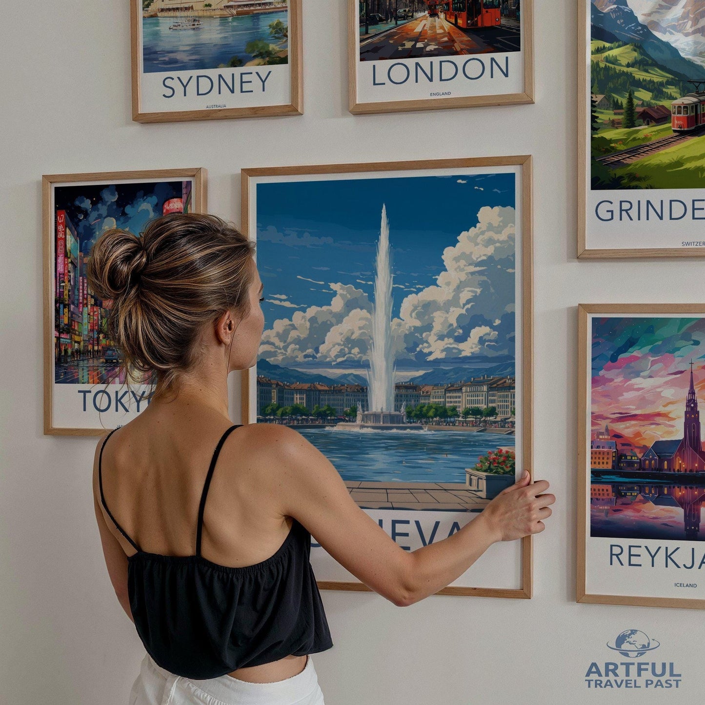 Geneva Poster | Switzerland Wall Art | Europe Decor
