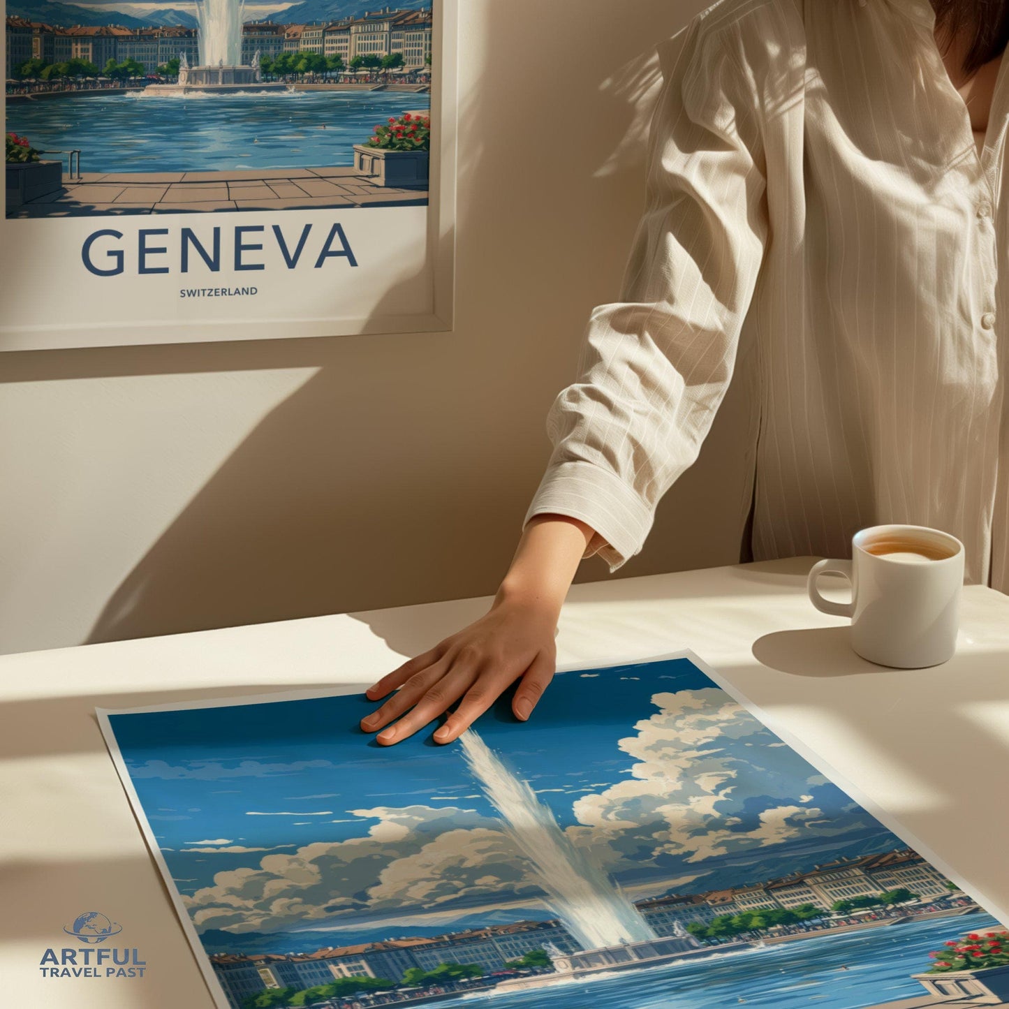 Geneva Poster | Switzerland Wall Art | Europe Decor