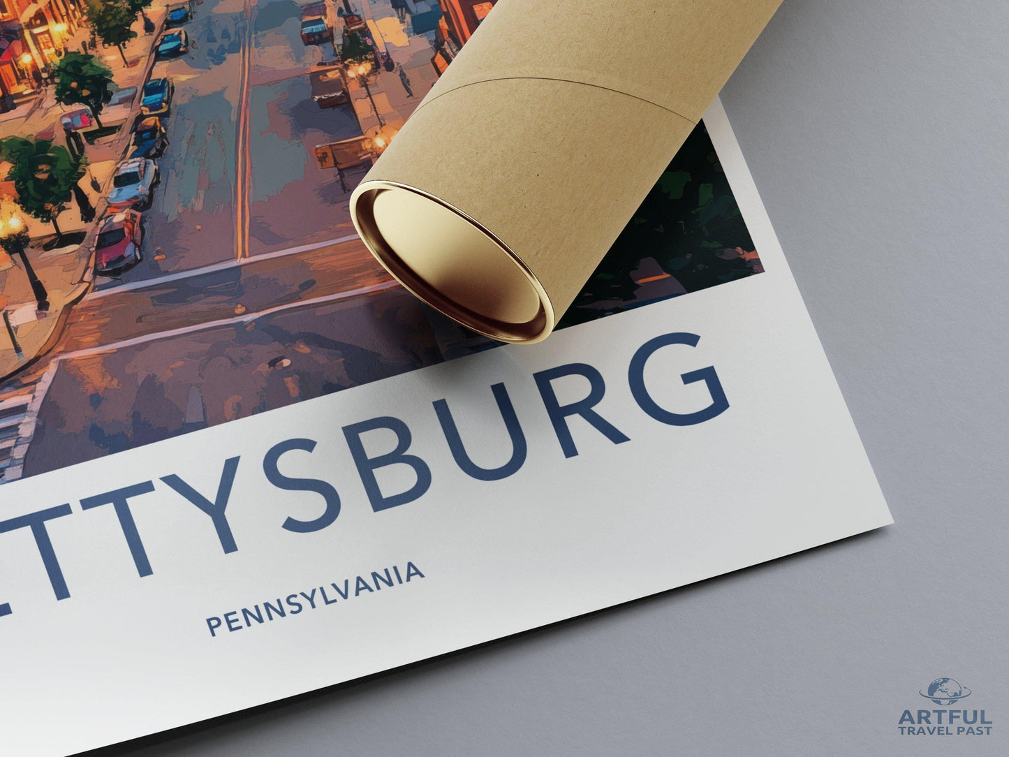 Gettysburg Poster | Pennsylvania Wall Art | America Decor