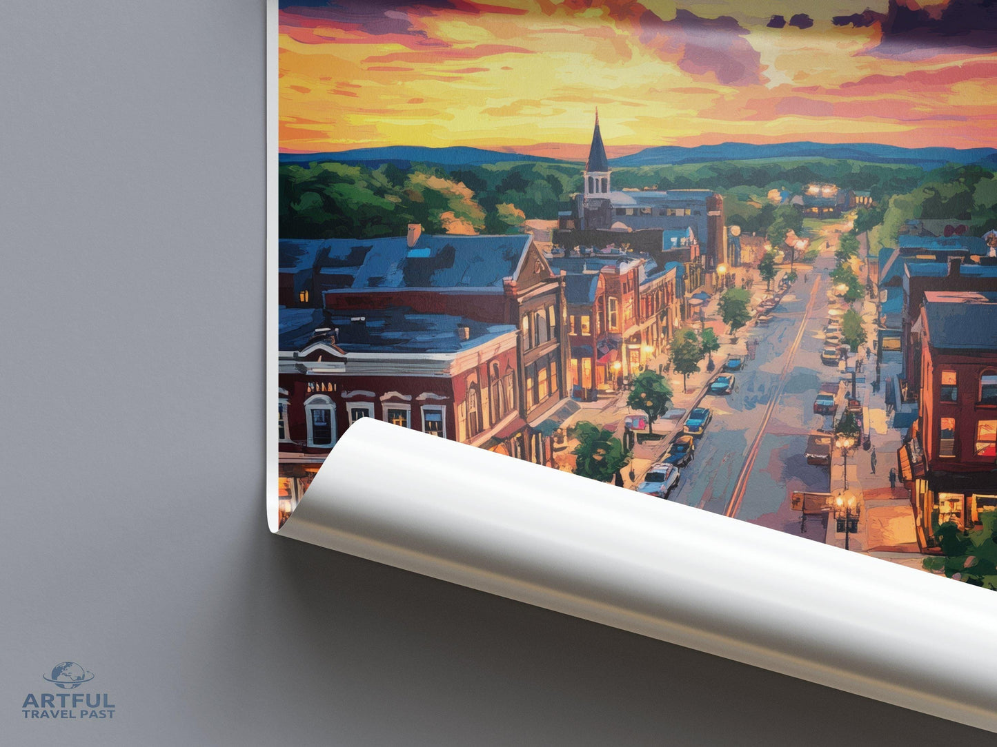 Gettysburg Poster | Pennsylvania Wall Art | America Decor