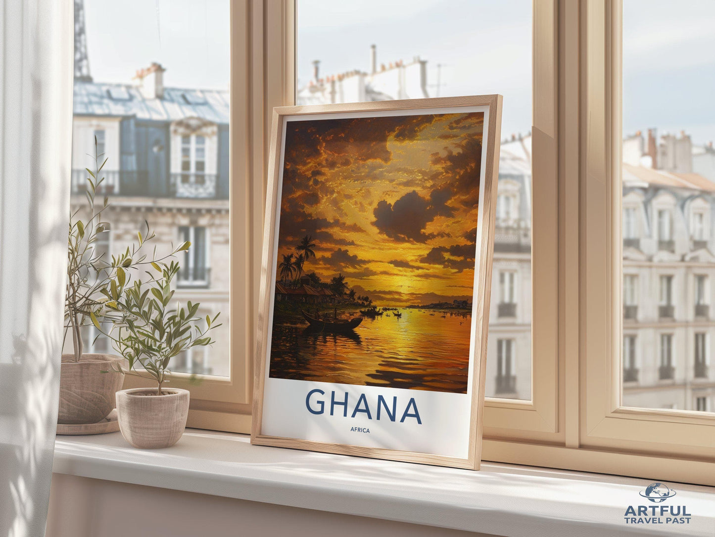 Ghana Poster - Africa Wall Art