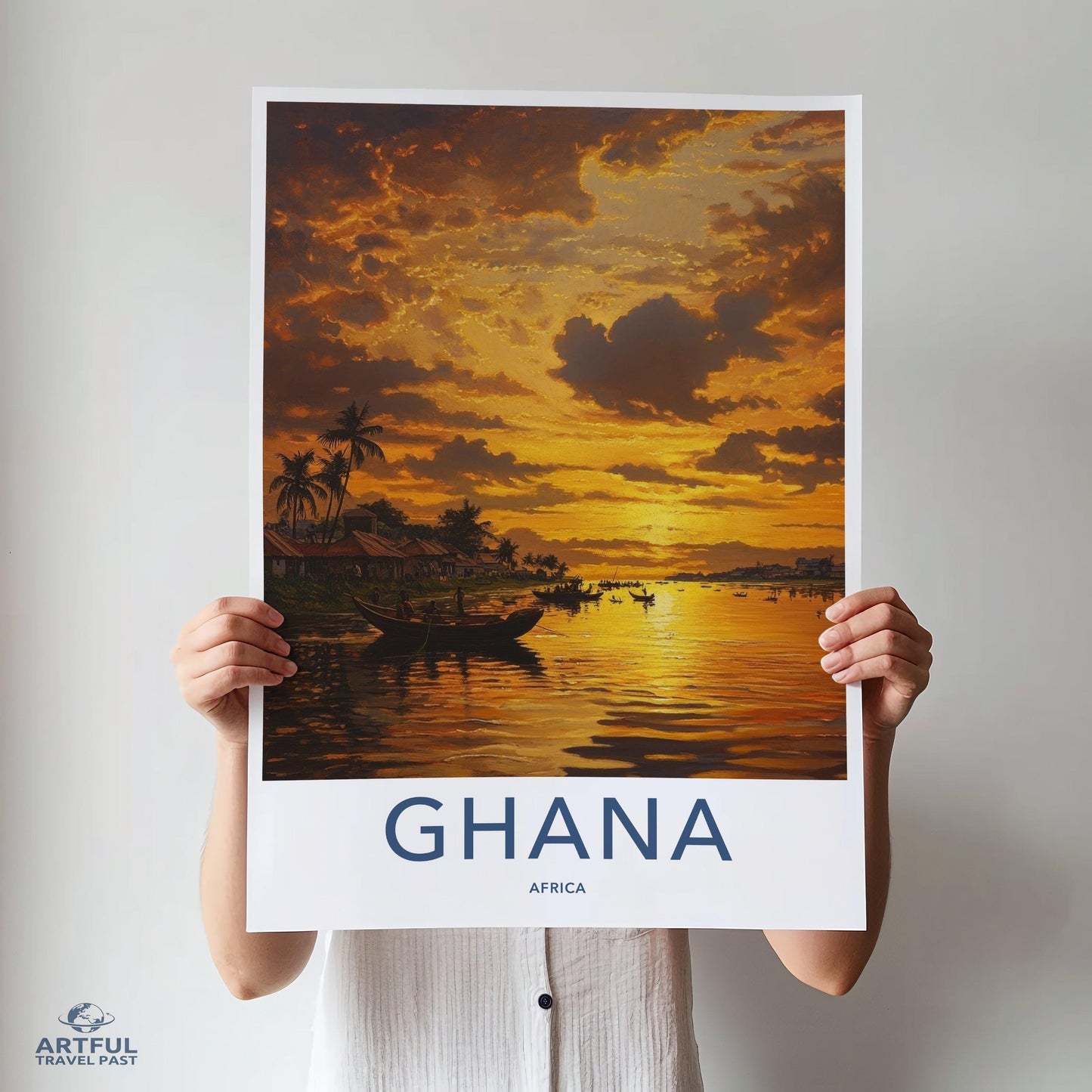 Ghana Poster - Africa Wall Art