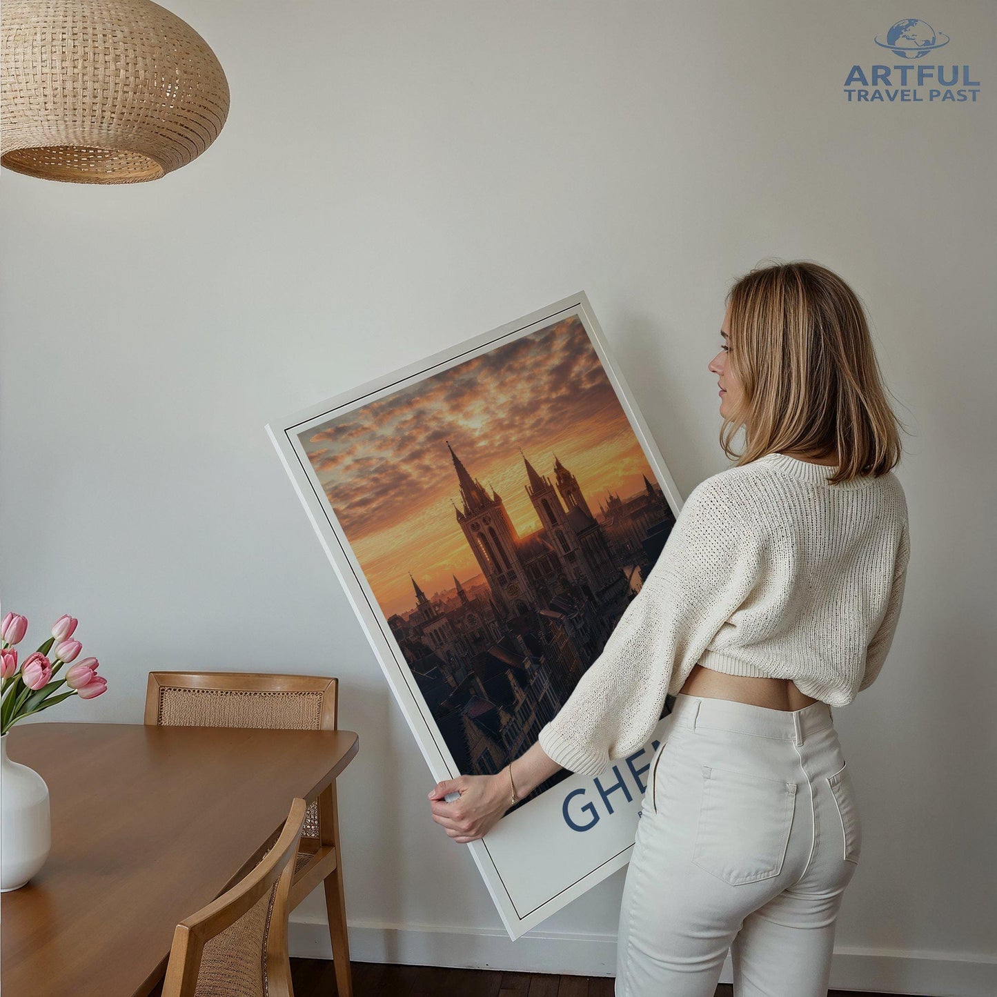 Ghent Poster - Belgium Wall Art