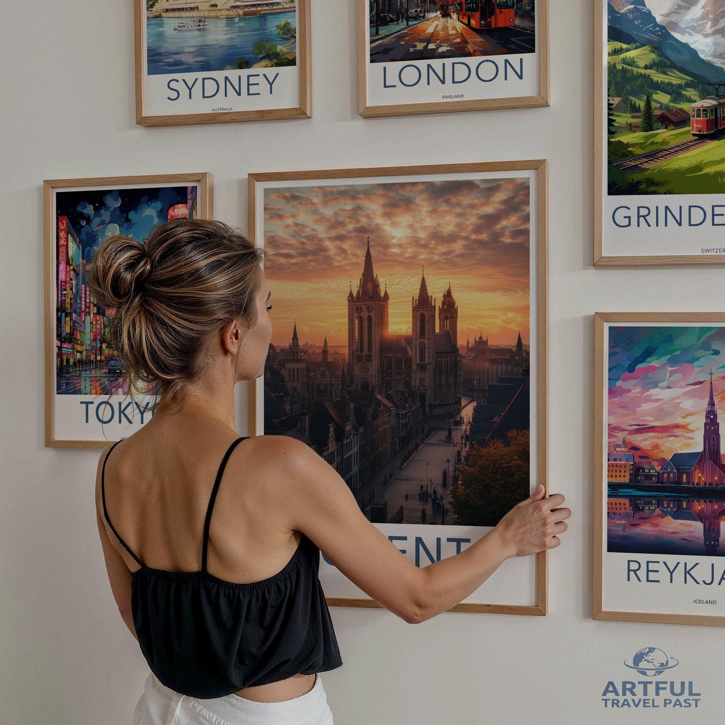 Ghent Poster - Belgium Wall Art