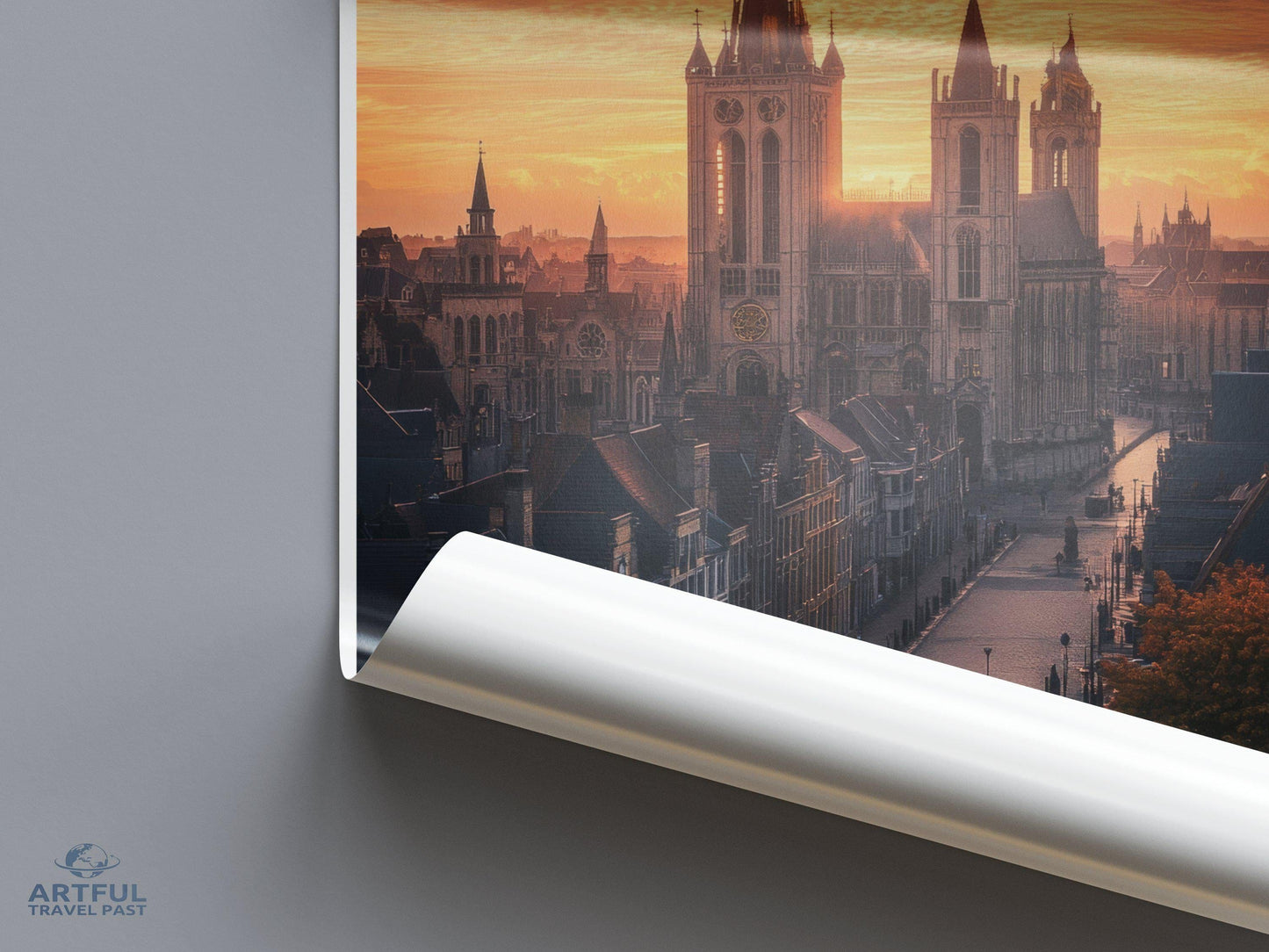 Ghent Poster - Belgium Wall Art