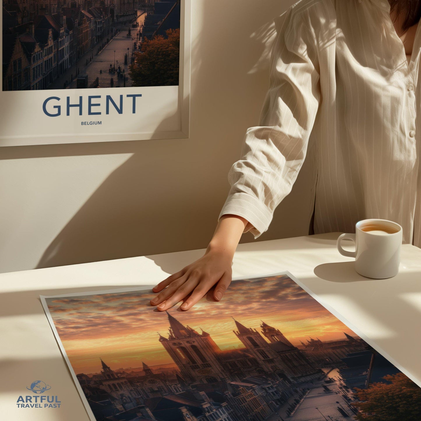Ghent Poster - Belgium Wall Art