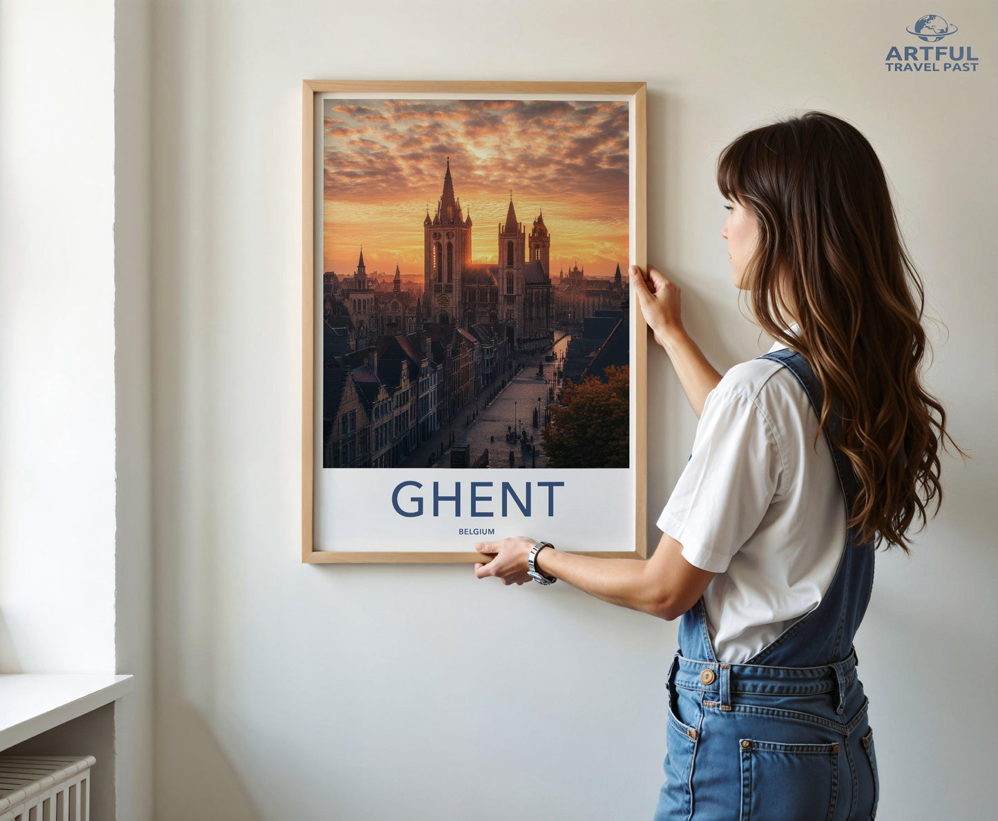 Ghent Poster - Belgium Wall Art