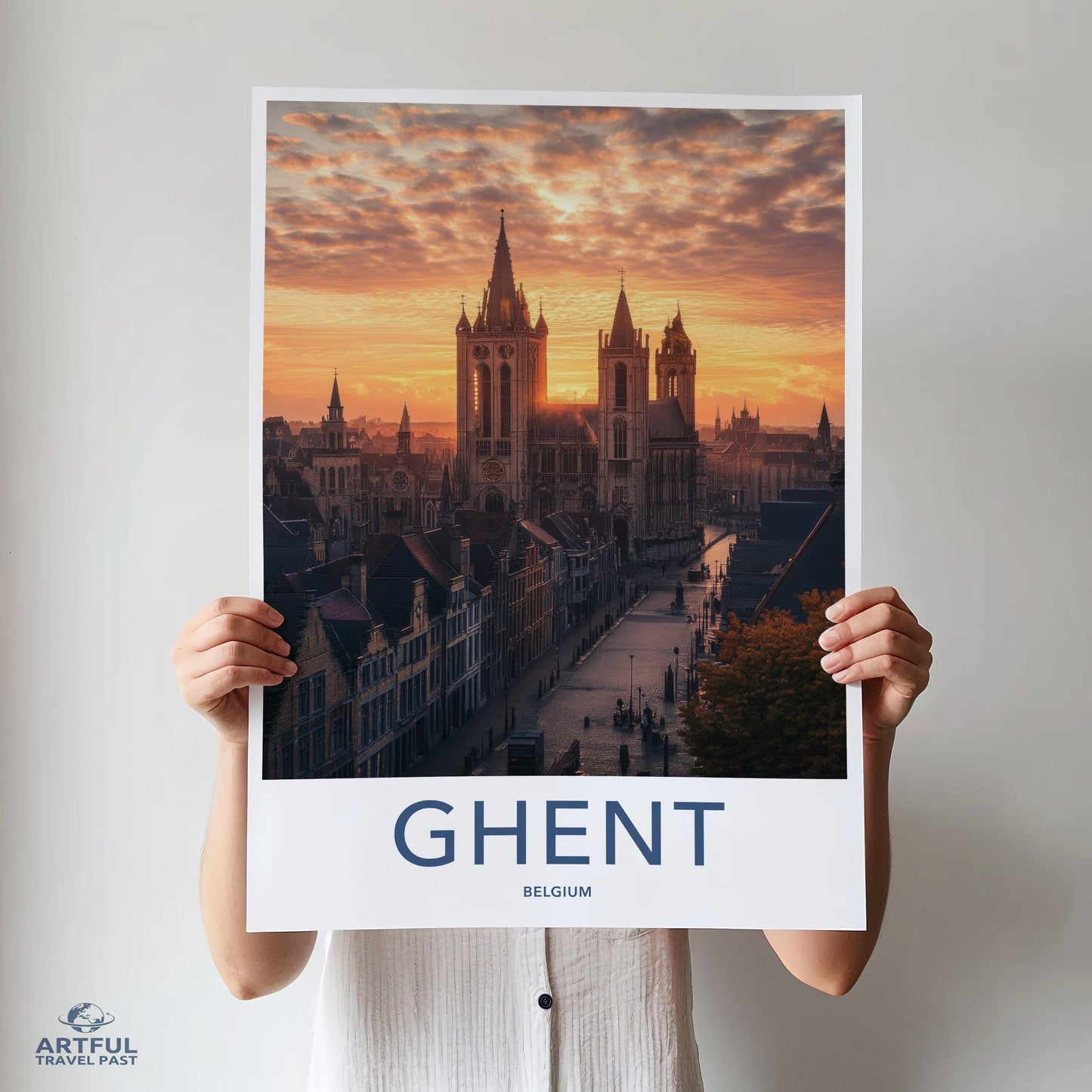 Ghent Poster - Belgium Wall Art