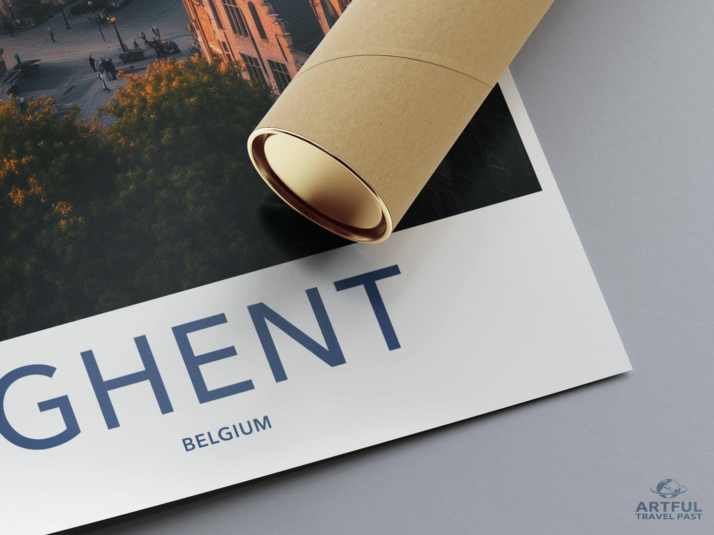 Ghent Poster | Belgium Wall Art | Europe Decor