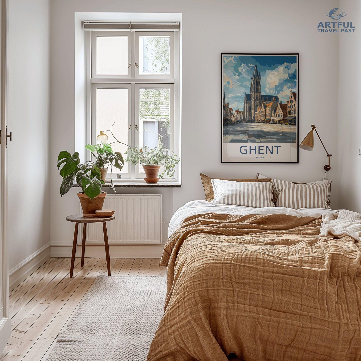 Ghent Poster | Belgium Wall Art | Europe Decor