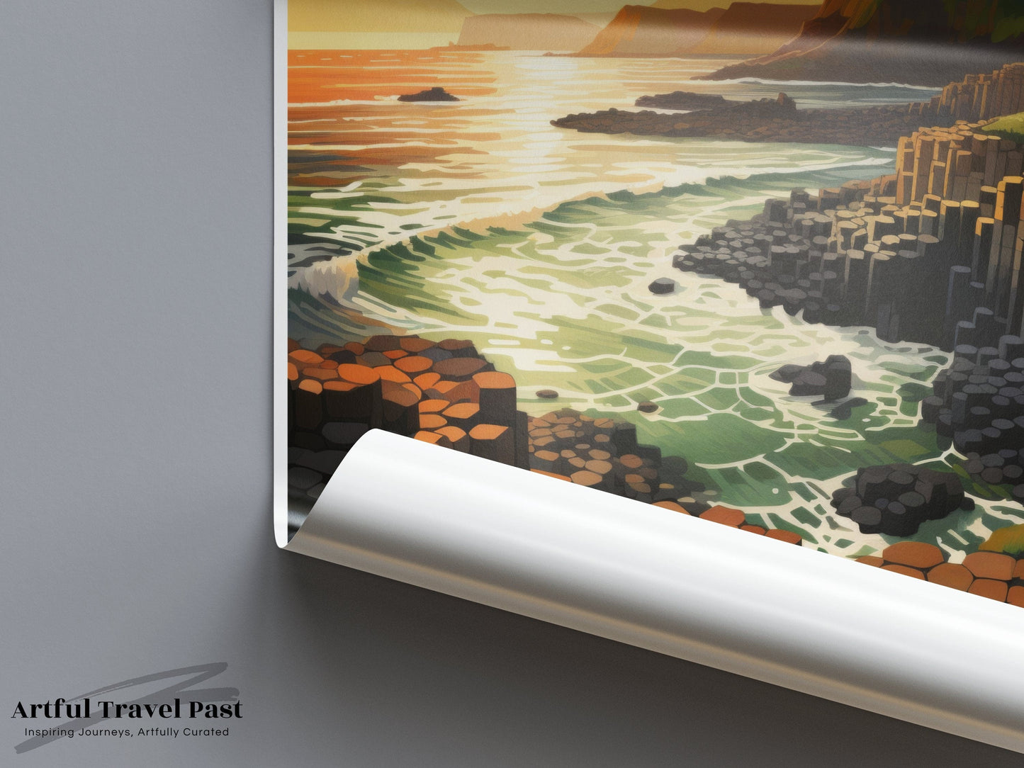 Giant’s Causeway Northern Ireland Poster