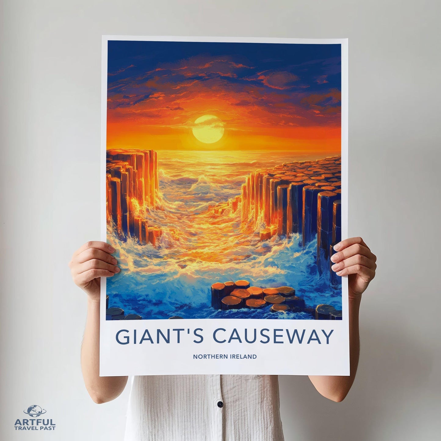 Giant’s Causeway Poster | Northern Ireland Wall Art