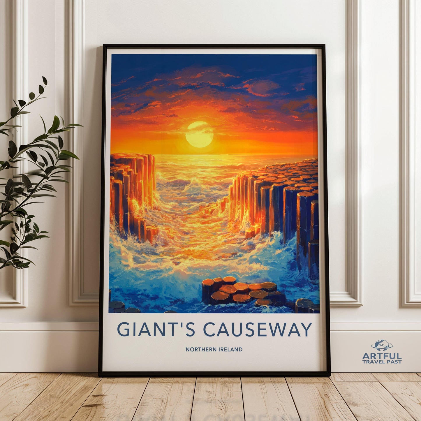Giant’s Causeway Poster | Northern Ireland Wall Art